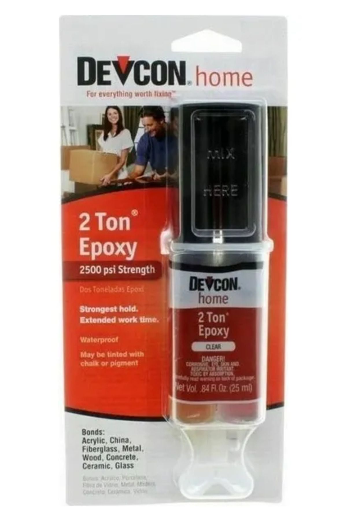Devcon 2 Ton Epoksi Şırınga 25 Ml-SKT Yeni Tarihli Ürün
