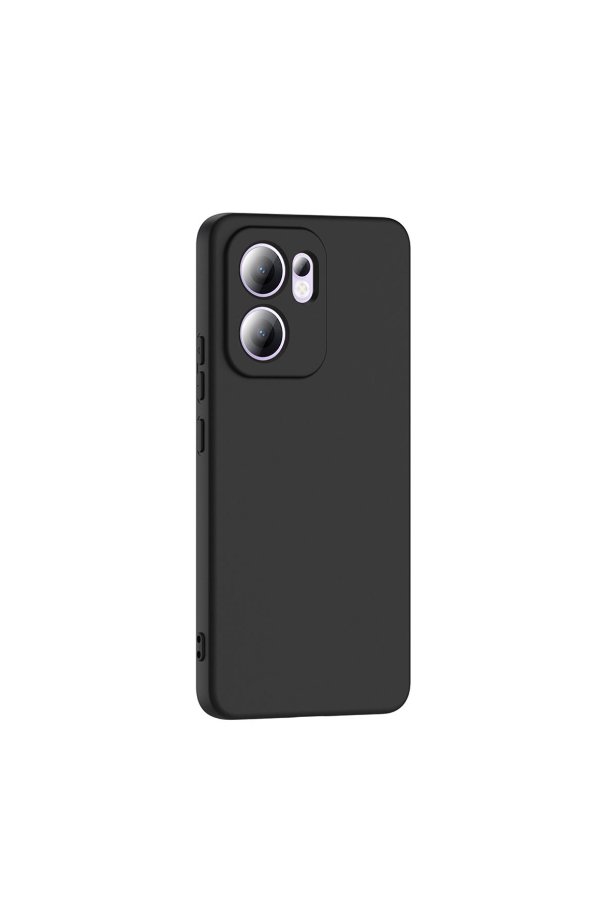 Apsuwa Oppo Reno 13F uyumlu Kılıf Lansman İçi Kadife Silikon Siyah