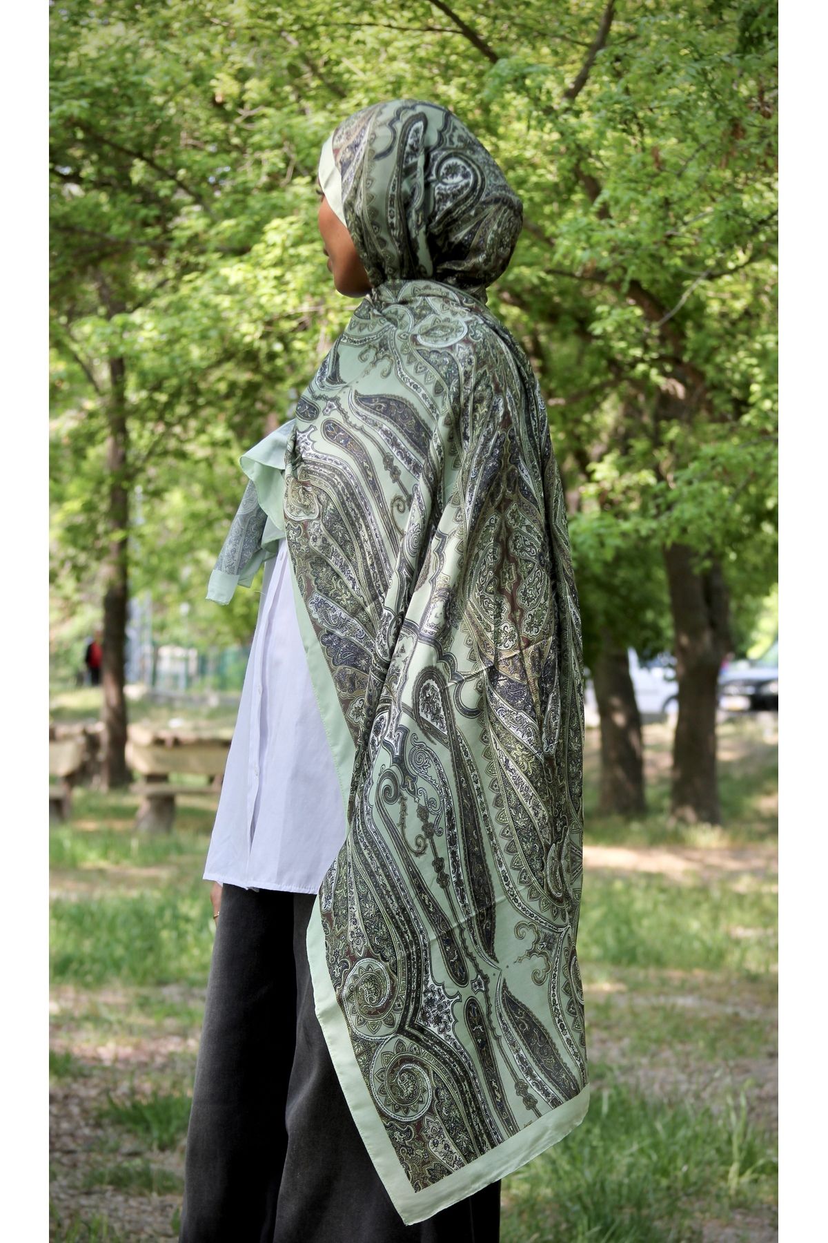 SARA SCARFS ADEN DESEN PAMUK ŞAL