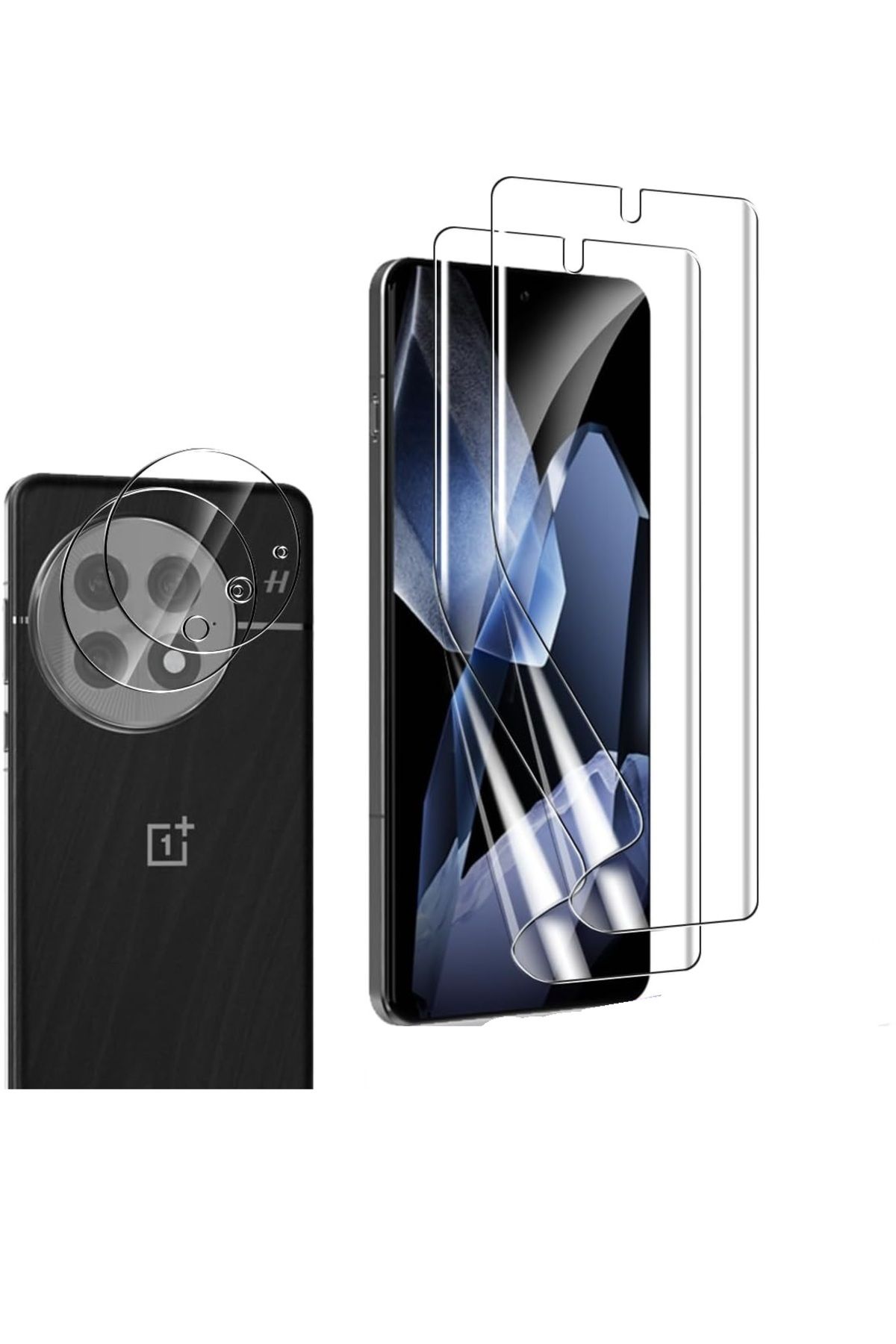 aheaks OnePlus 13 Ekran Koruyucu İnce Jelatin Ekran Koruyucu - Kamera Koruma Jelatini Hediyeli