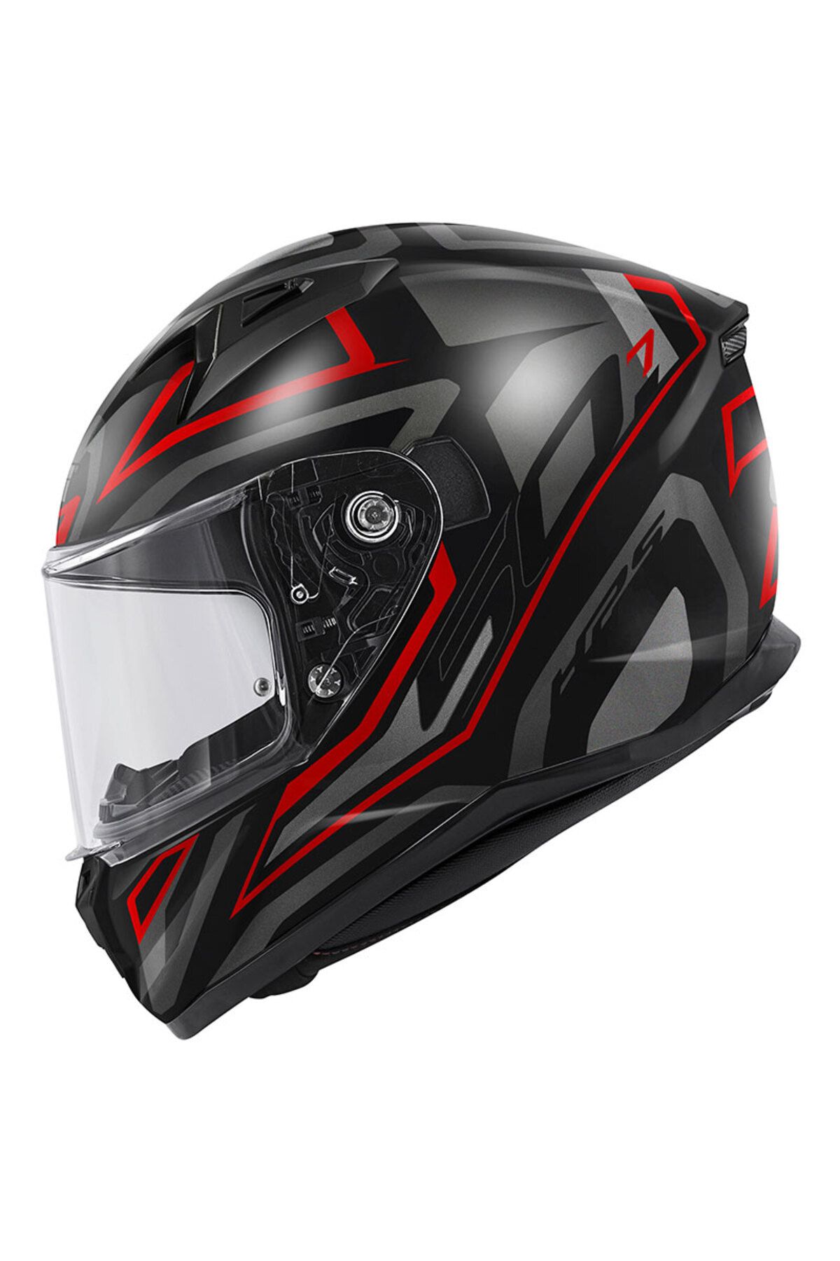 Givi 50.7 PROTON MAT TITANIUM-KIRMIZI KASK