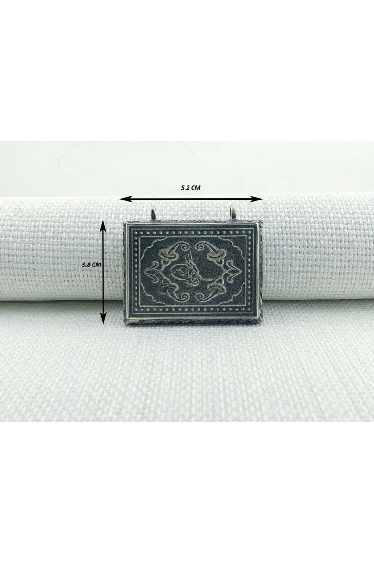 shop Osmanlı Tuğralı Kabi Muska 925 Ayar Gümüş Erkek Kolye Ucu