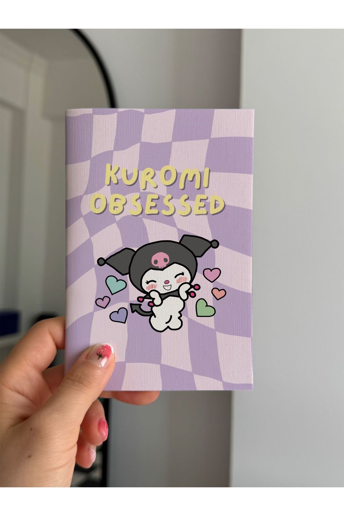 Planet Butik Kuromi Obsessed Mini Çizgisiz Defter