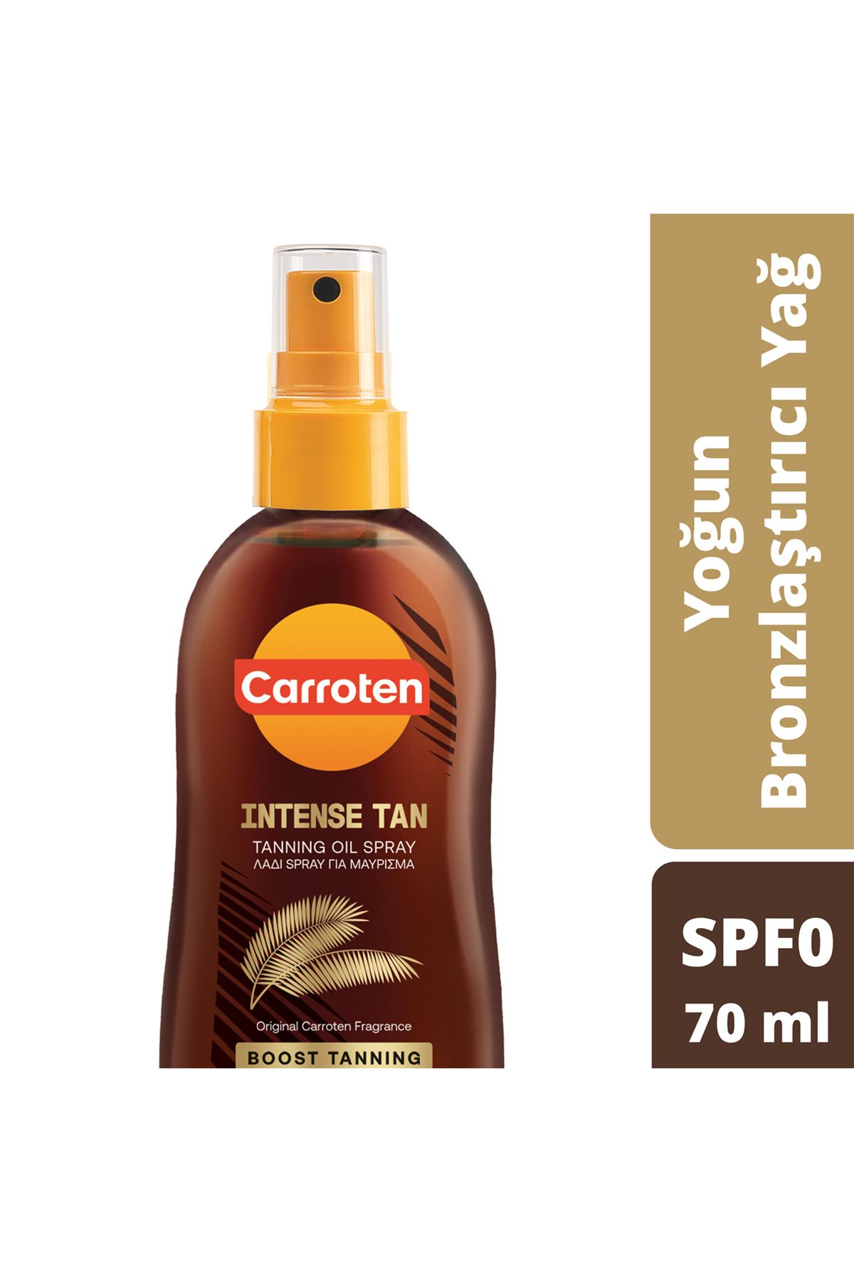 Carroten Intensive Tanning Spf'siz Yoğun Bronzlaştırıcı Güneş Yağı 70ml