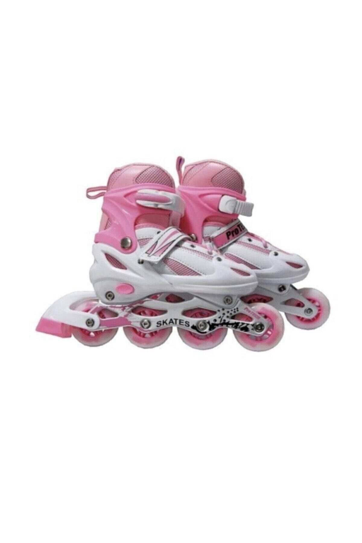 SerenityHaven Kız Çocuk Pembe Paten