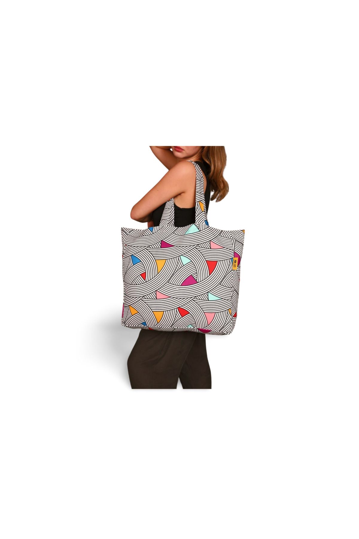 clone art studio – Geometric Flow Tote Bag