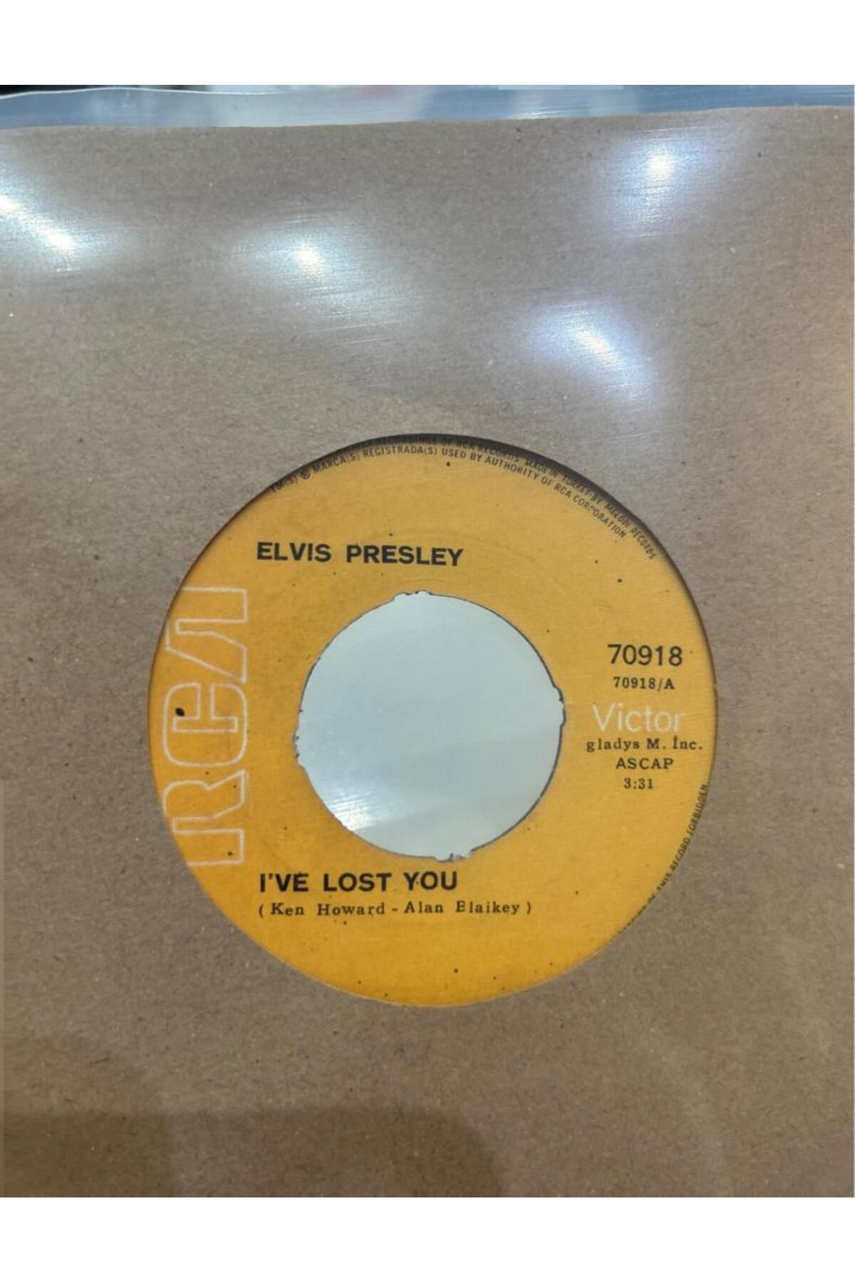 Kadıköy Plak Kulübü Elvis Presley - I've Lost You/The next step is Love