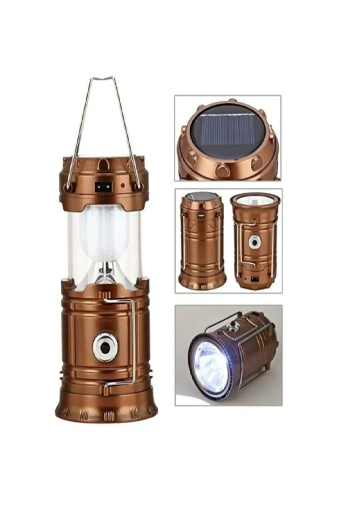 Ipone GÜNEŞ PANELLİ RAYLI LED KAMP LAMBASI