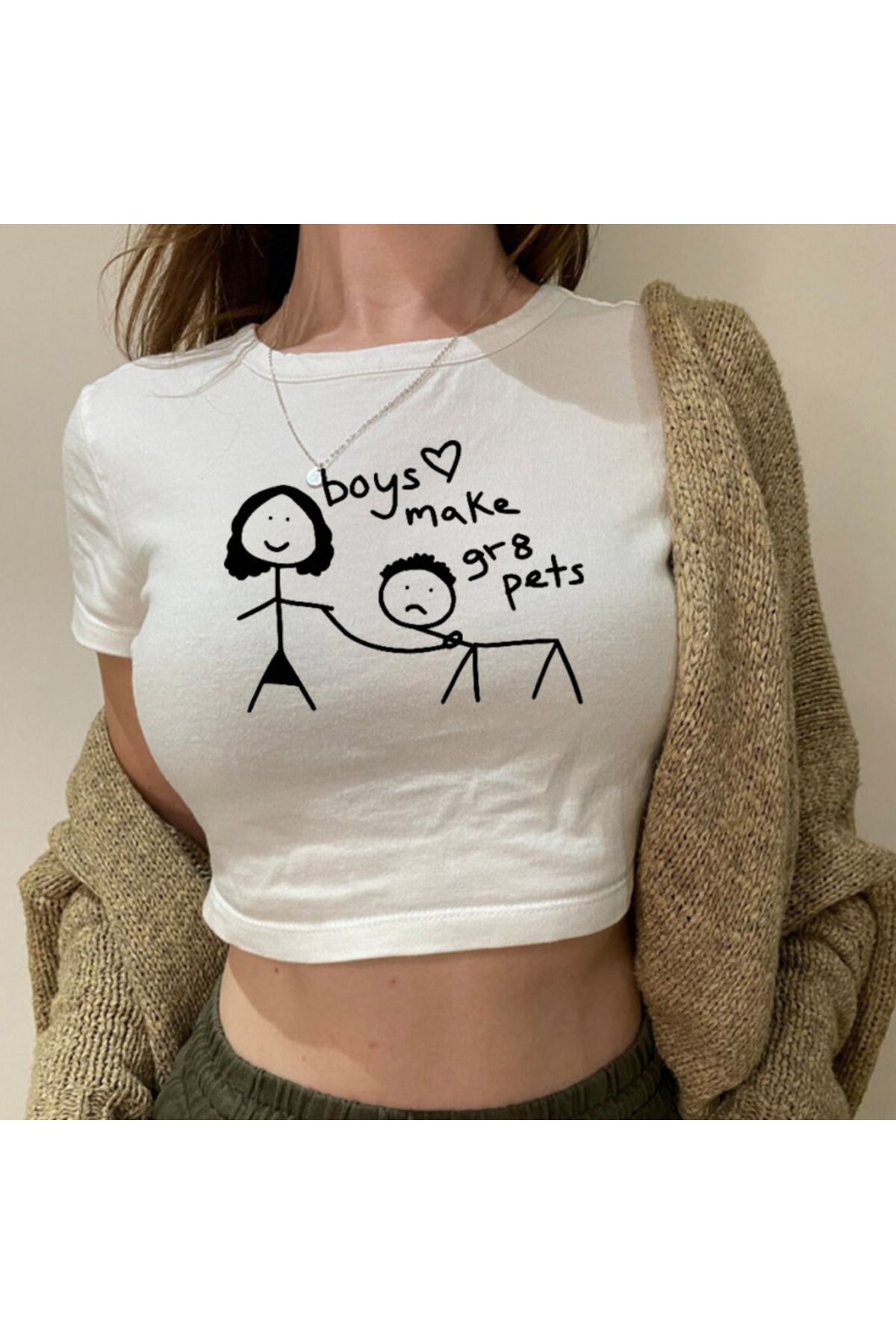 Urbanstadt Boys Make Great Pets Crop Top