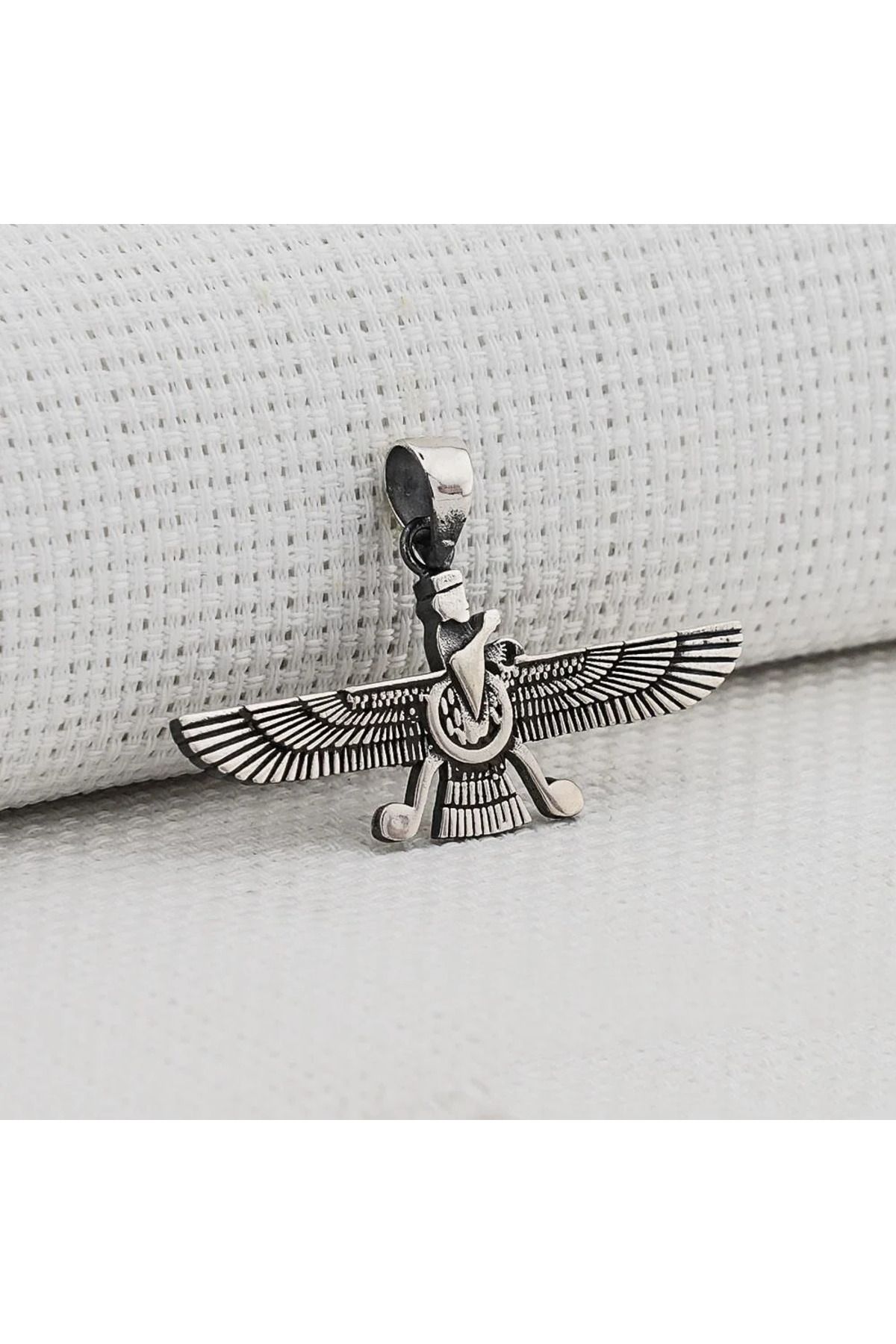 shop Ahura Mazda 925 Ayar Gümüş Erkek Kolye Ucu