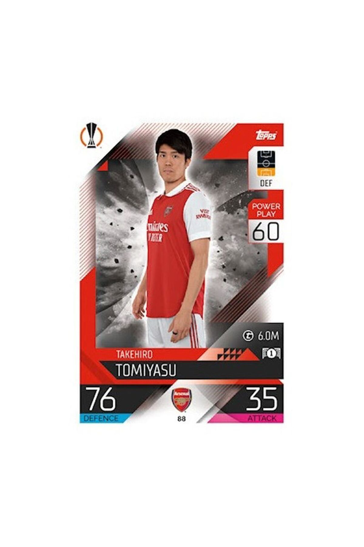 Topps Takehiro Tomiyasu Futbolcu Kartı