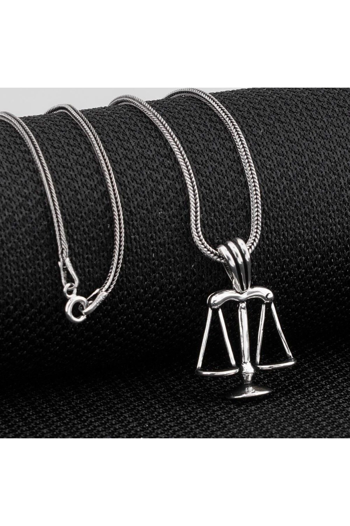 shop Adalet Terazisi 925 Ayar Gümüş Erkek Kolye Ucu