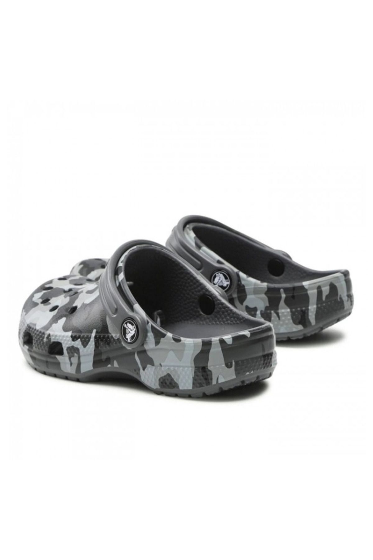 Crocs-206454 -0ıe Papuci de casă Camo imprimați clasici, gri 4