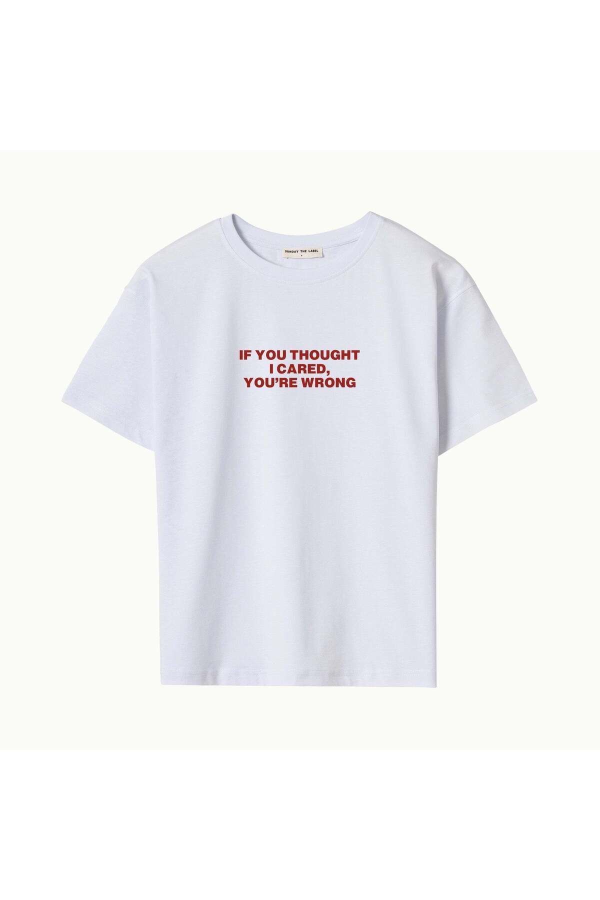 SUNDAY THE LABEL IF YOU THOUGHT - OVERSIZE TSHIRT