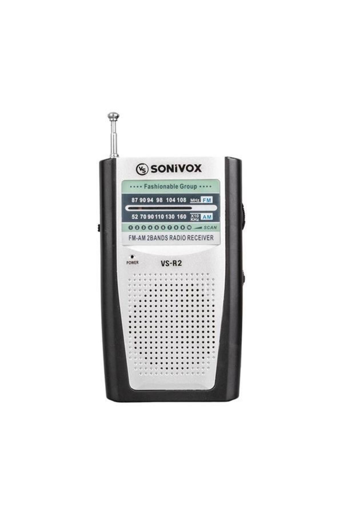 Modafiks Sonivox VS-R2 Analog Radyo Gümüş Renk