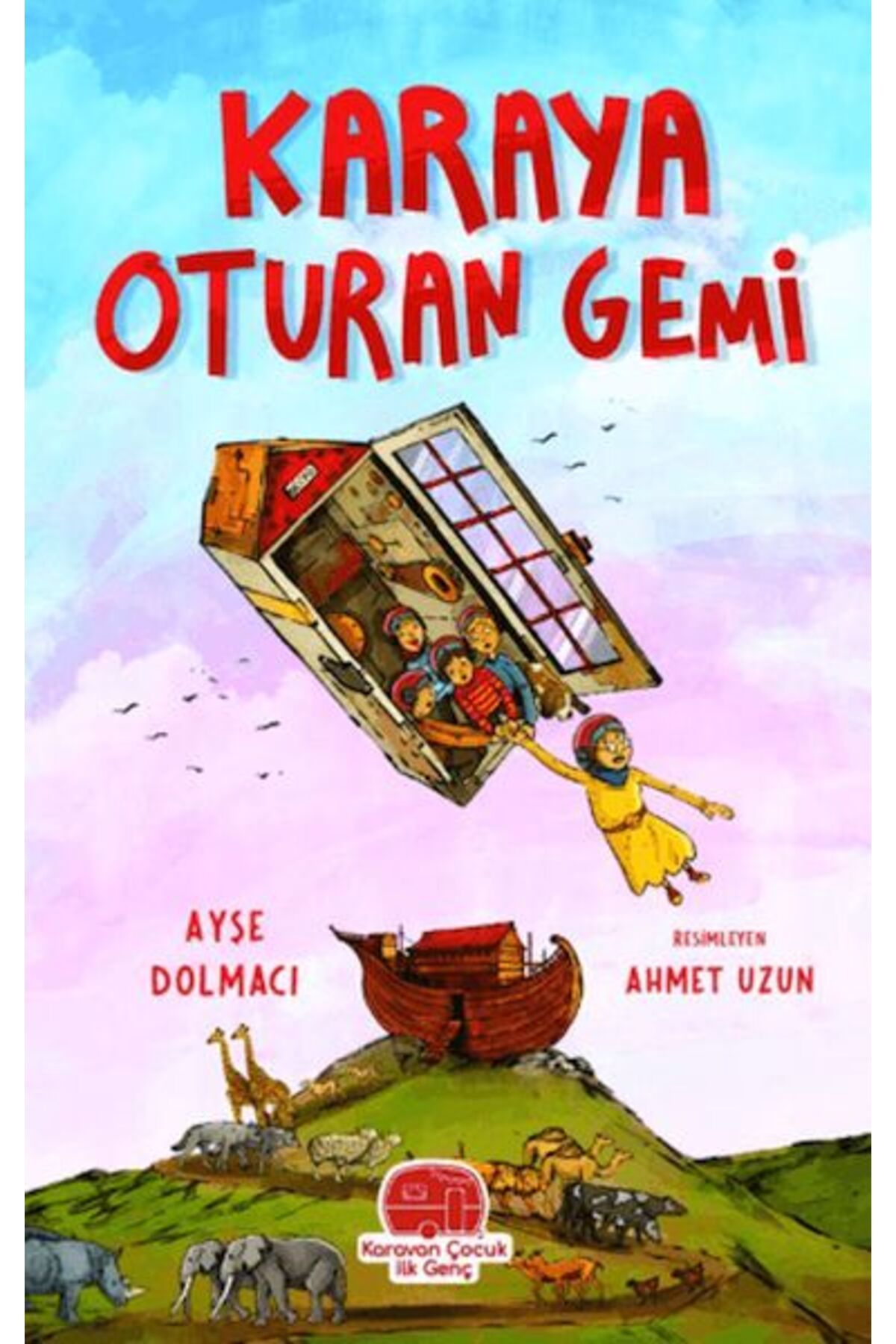Karavan Çocuk Karaya Oturan Gemi