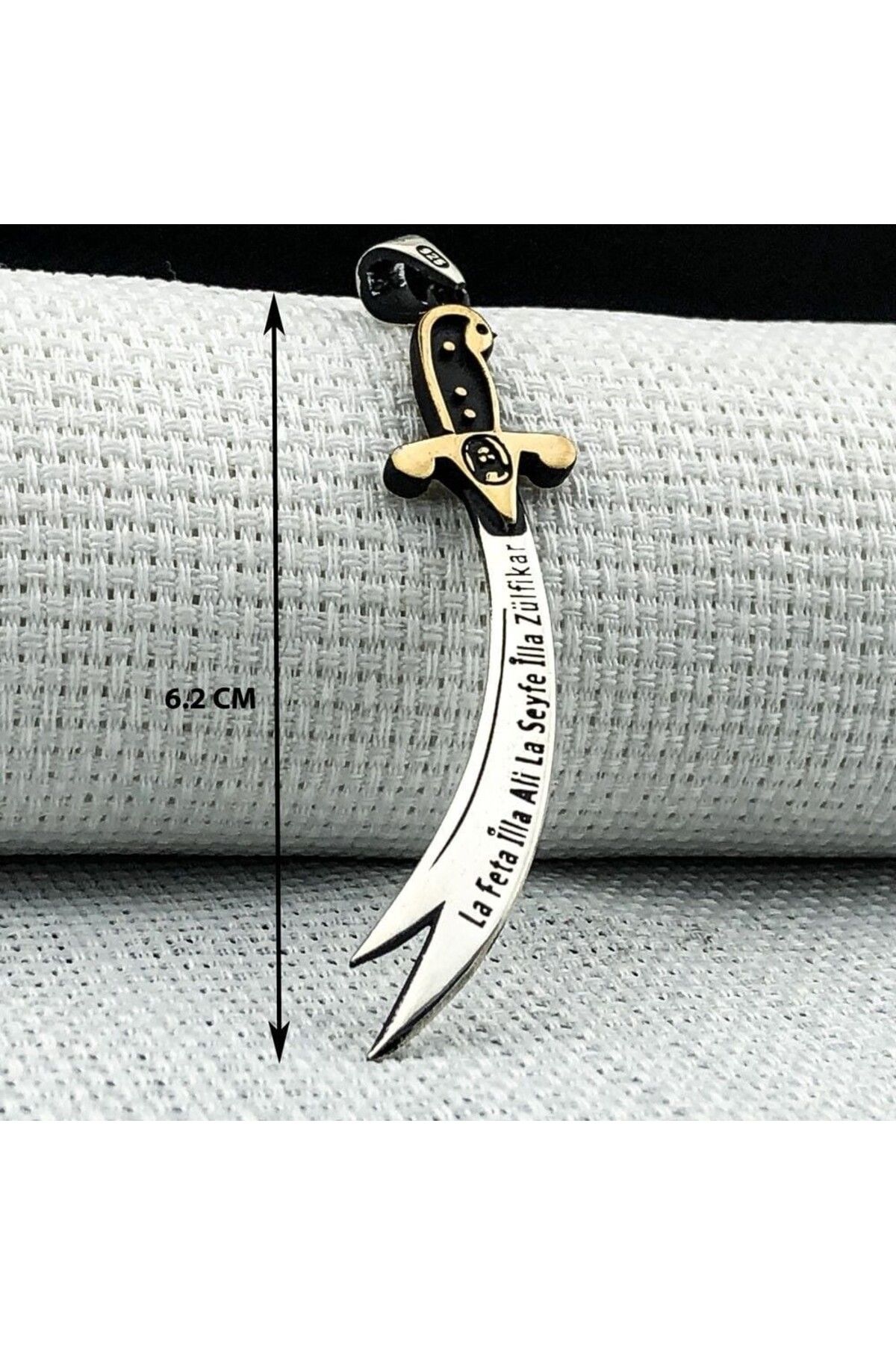 shop Zulfikar La Feta İlla Ali La Seyfe İlla 925 Ayar Gümüş Erkek Kolye Ucu