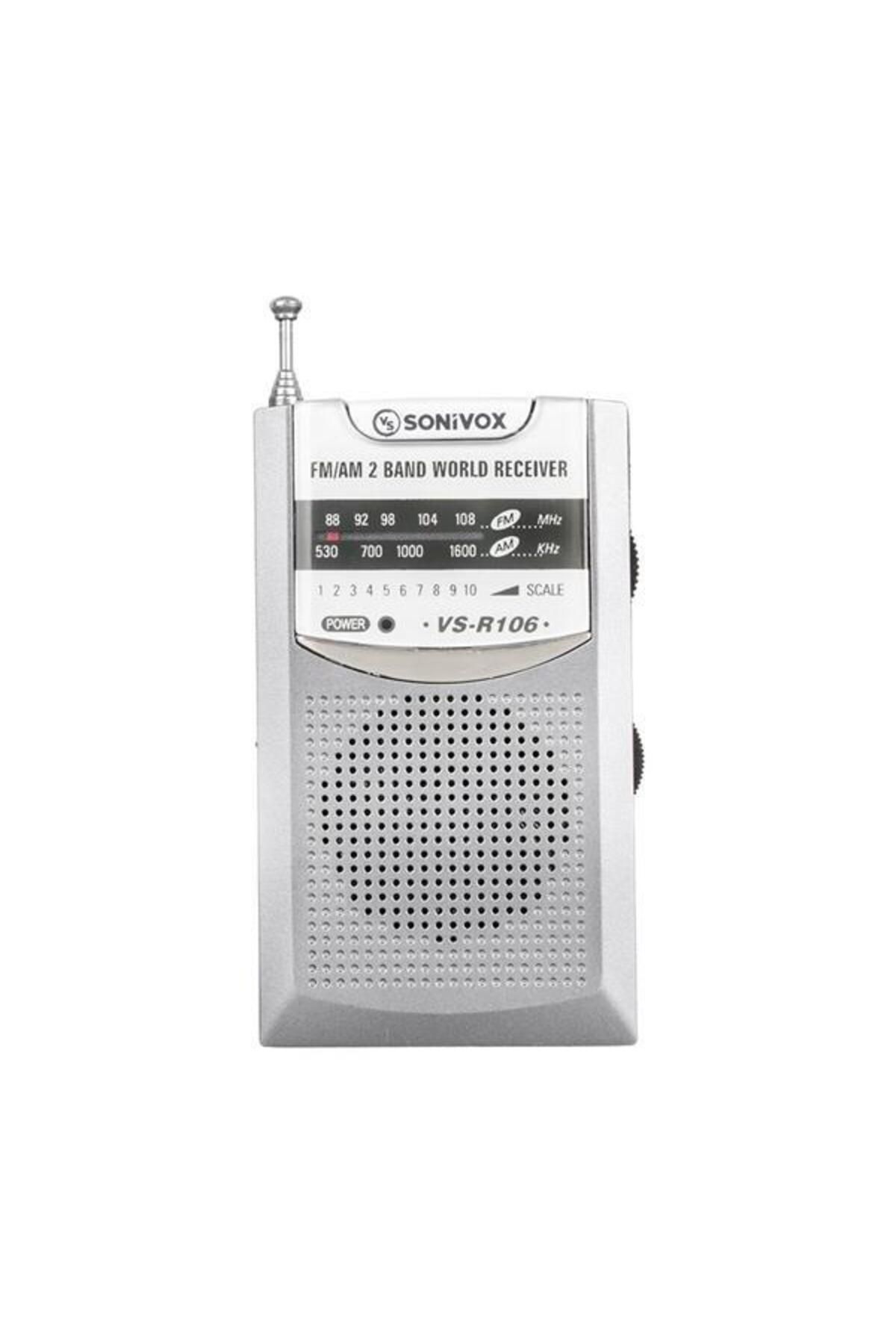 Modafiks Sonivox VS-R106 Analog Radyo Gri Renk
