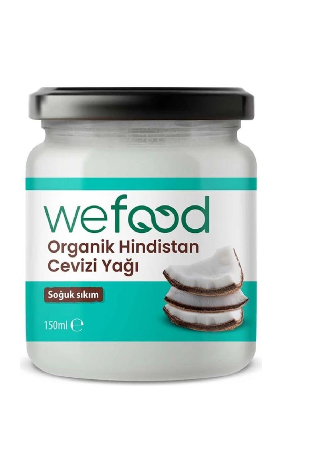 weefood Wefood Organik Hindistan Cevizi Yağı 150 ml (Soğuk Sıkım)