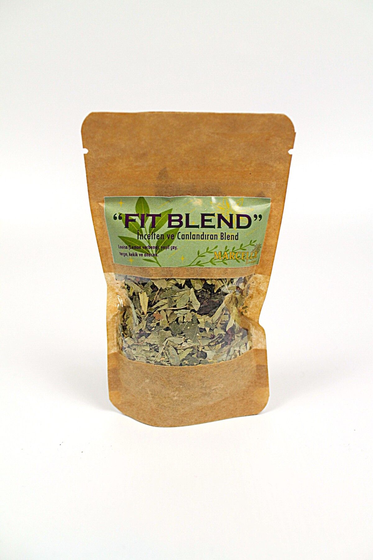 Marcella Goods "FIT BLEND" İncelten ve Canlandıran %100 Doğal Bitki Çayı | 15g