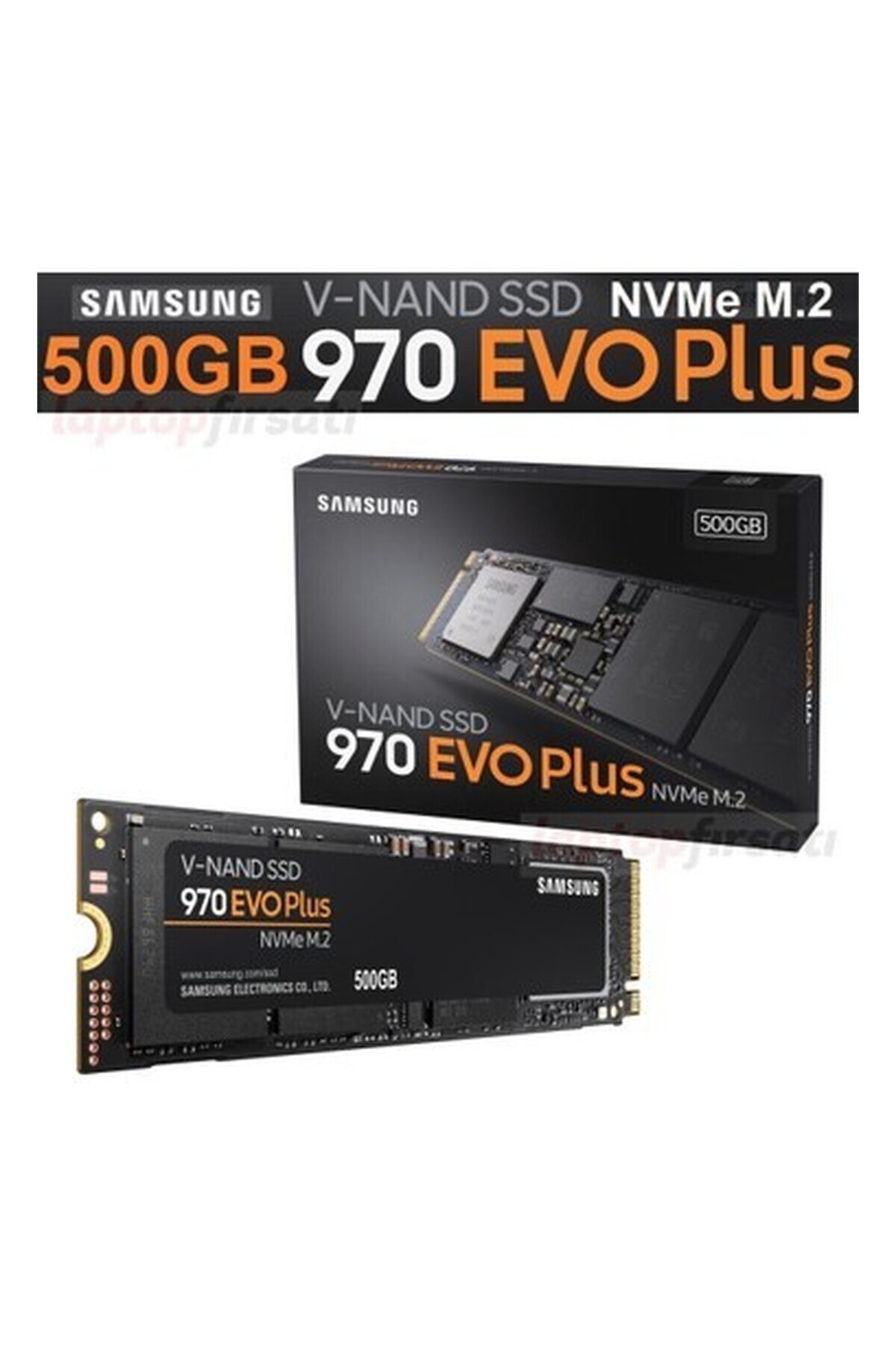 Samsung 970 EVO Plus 500GB NVMe M.2未開封 Samsung 970 Evo Plus 500GB 3500MB-3200MB PCIe 3.0 X4 NVMe M.2 SSD
