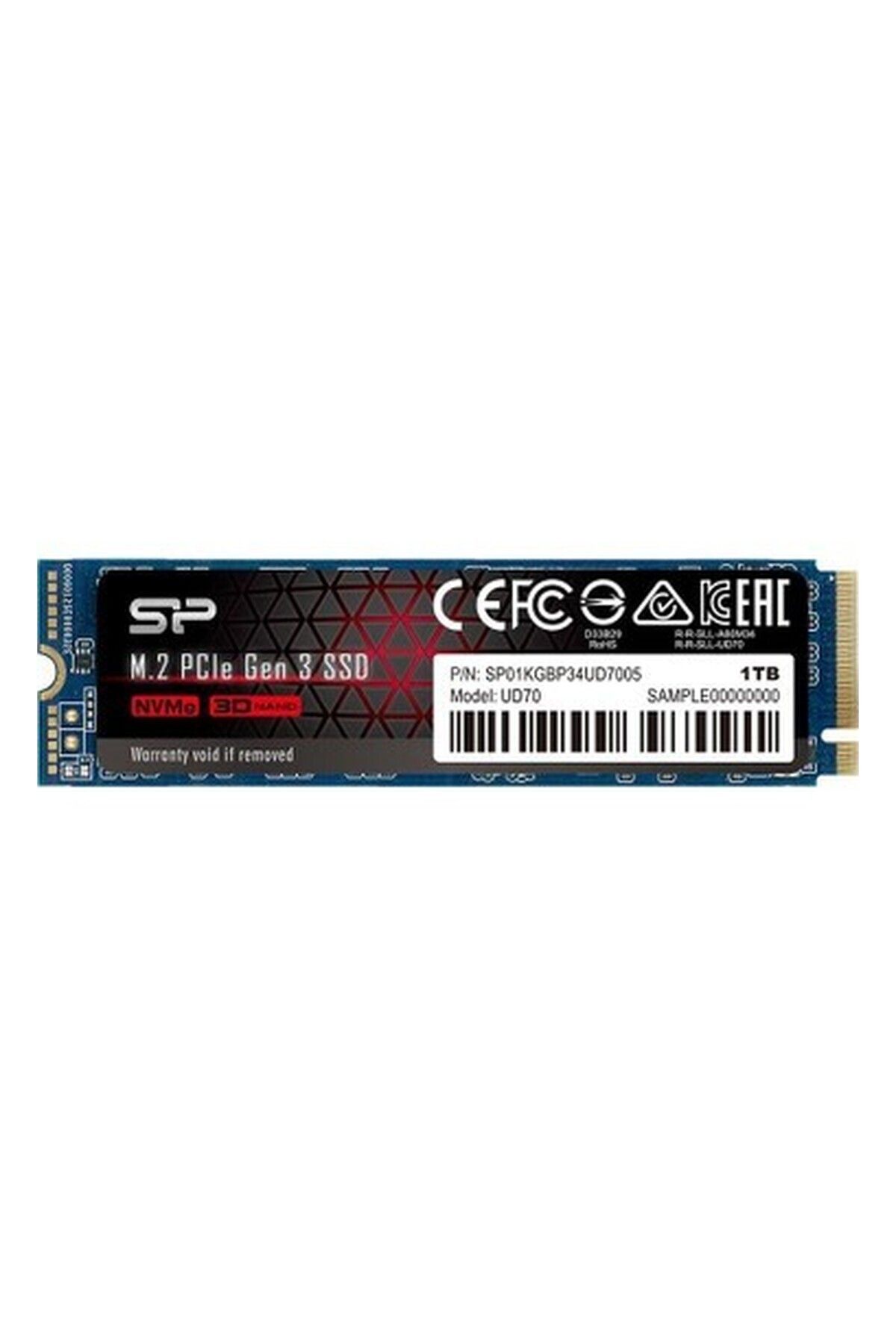 Silicon Power SP01KGBP34UD7005 1TB M.2 Nvme Pcıe GEN3X4 3400-3000MB/S SSD
