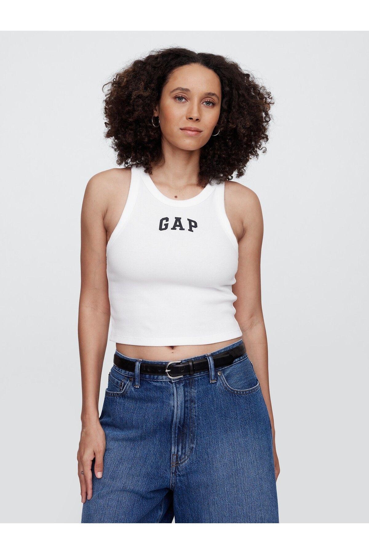 GAP Kadın Beyaz Gap Logo Crop Atlet