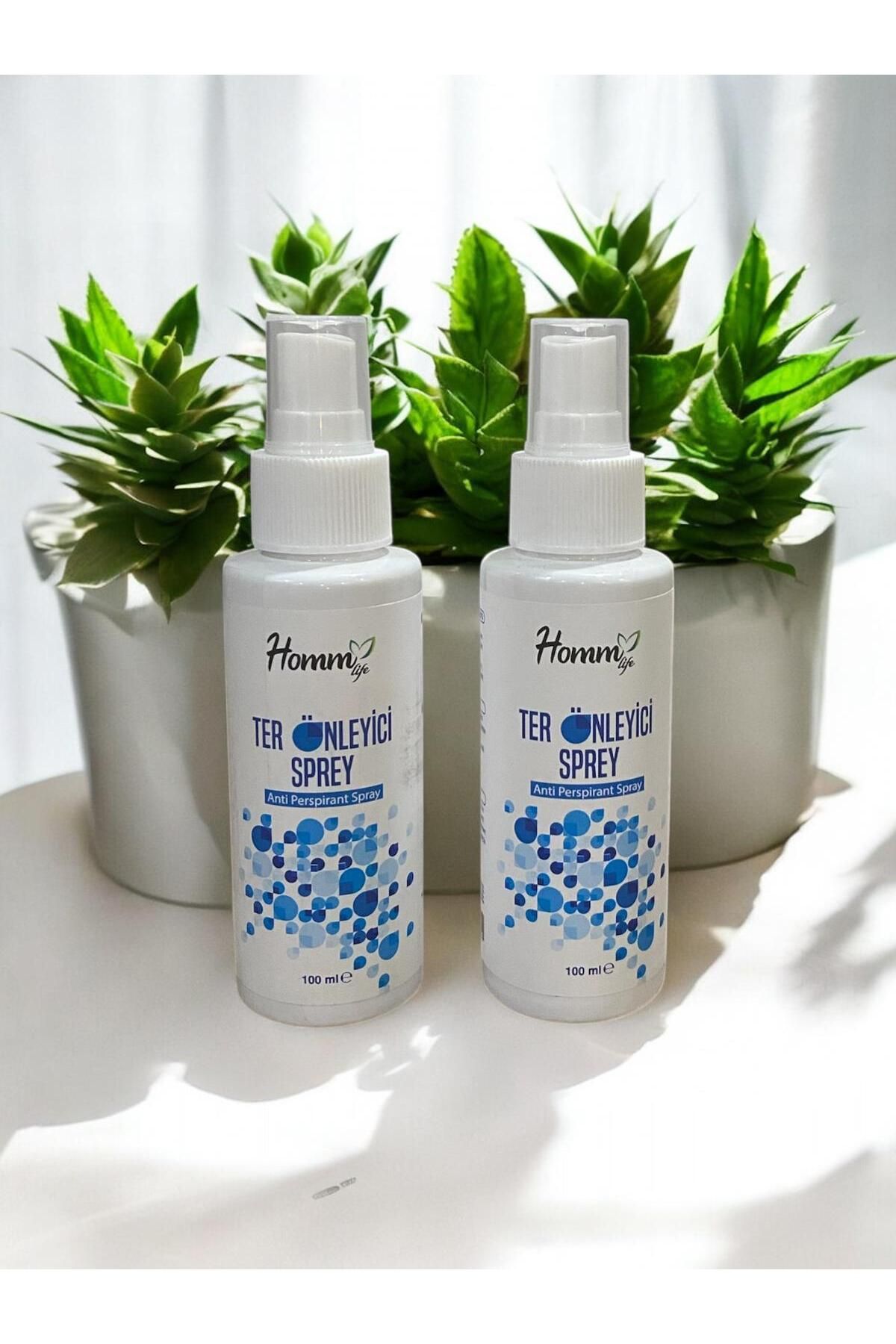 Homm Bitkisel Ter Önleyici Sprey 2 Kutu 100+100ml