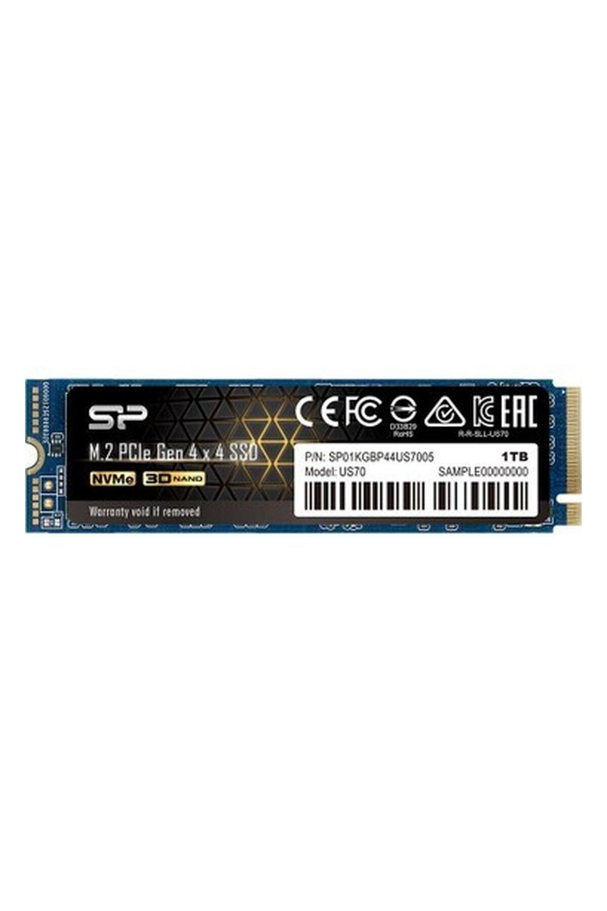 Silicon Power US70 1TB 5000MB/S-4000MB/S Nvme Pcıe M.2 SSD (SP01KGBP44US7005)