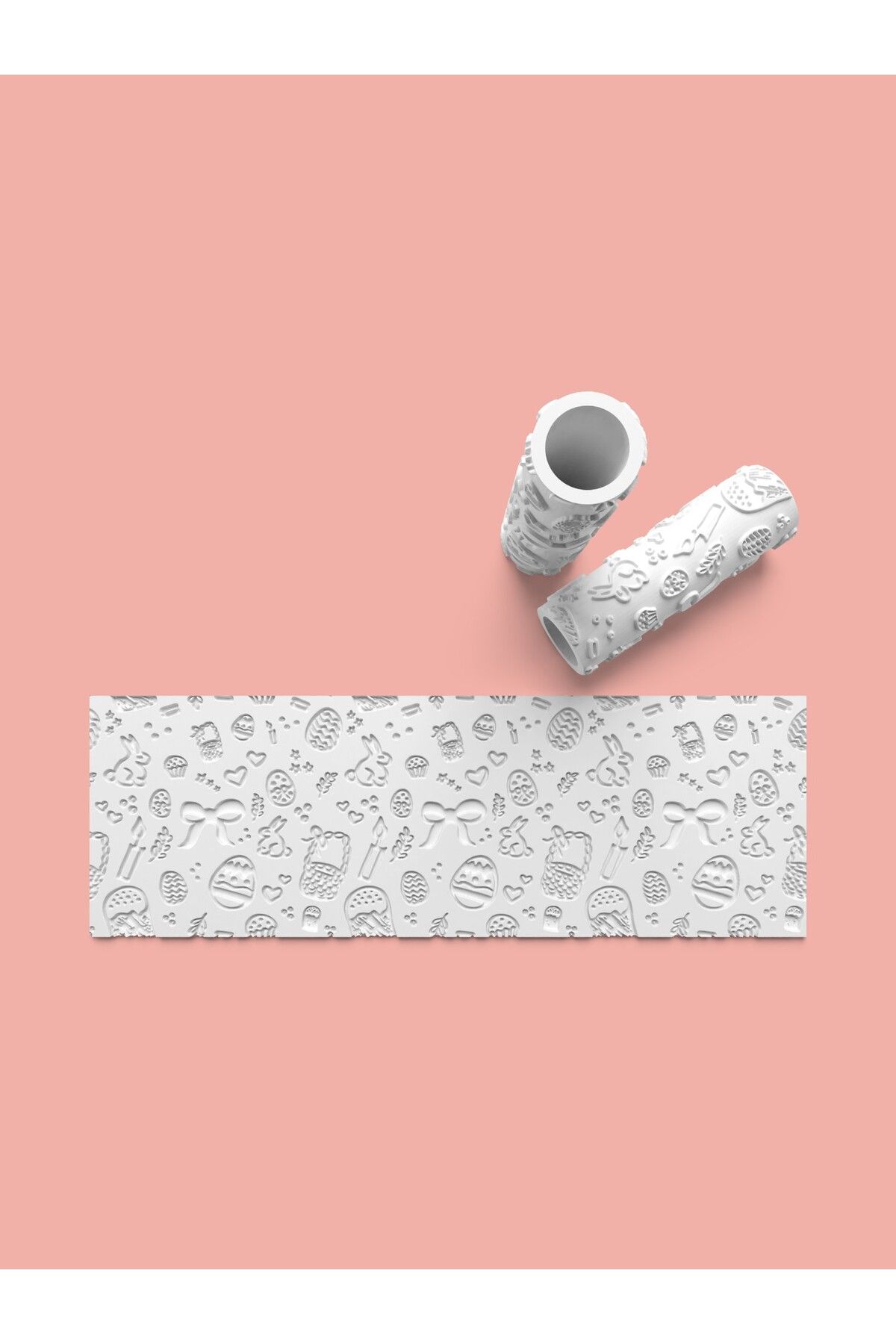 AKTASTORE Desenli Rulo Silindir 10 Cm Uzunluk 0813-7