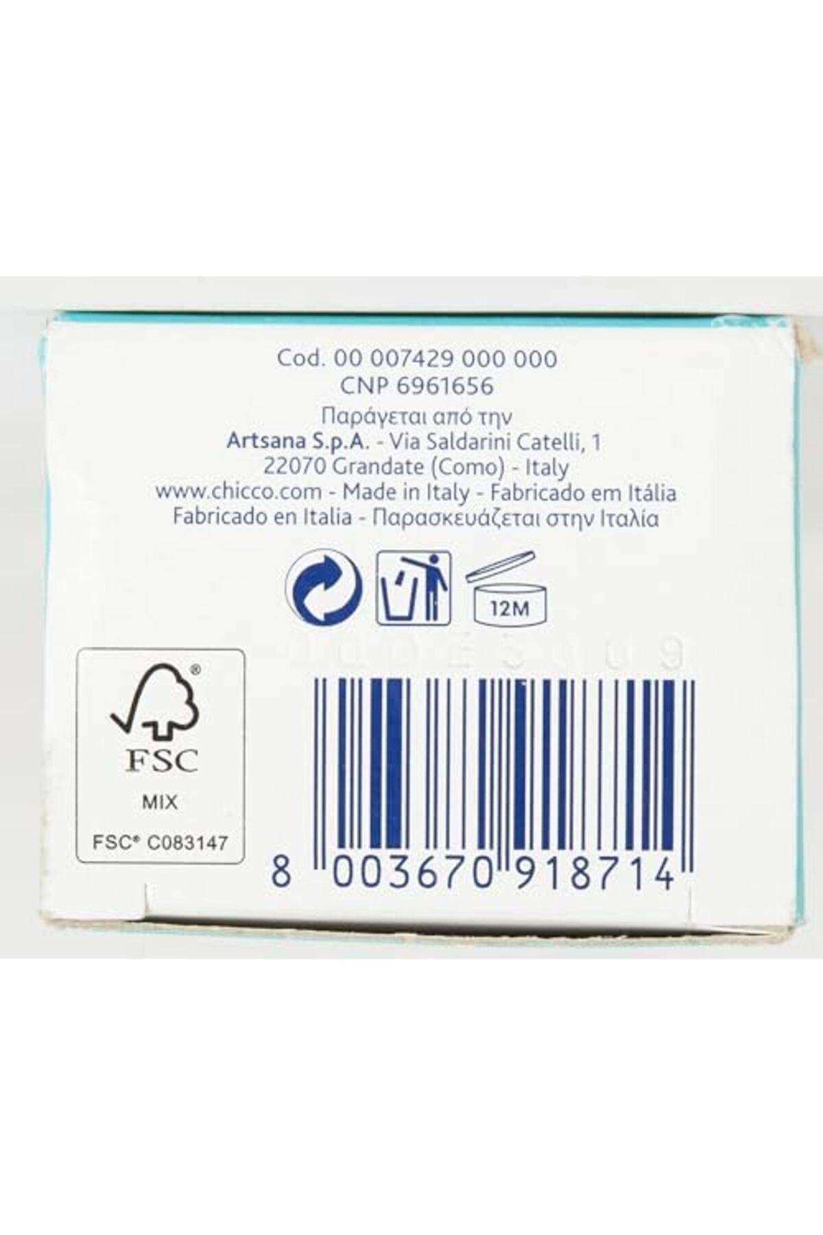 Chicco-Strawberry Toothpaste with Fluoride 50ml 1-5y 8