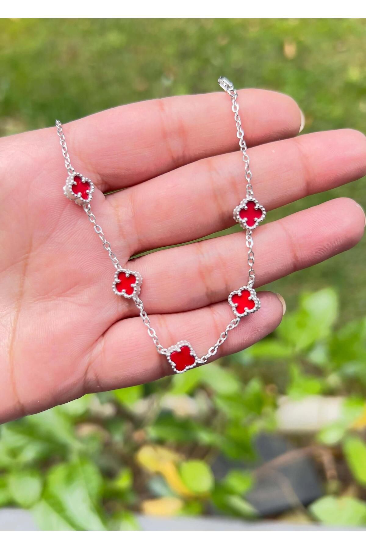 Defne Silver Wanc Yonca bileklik