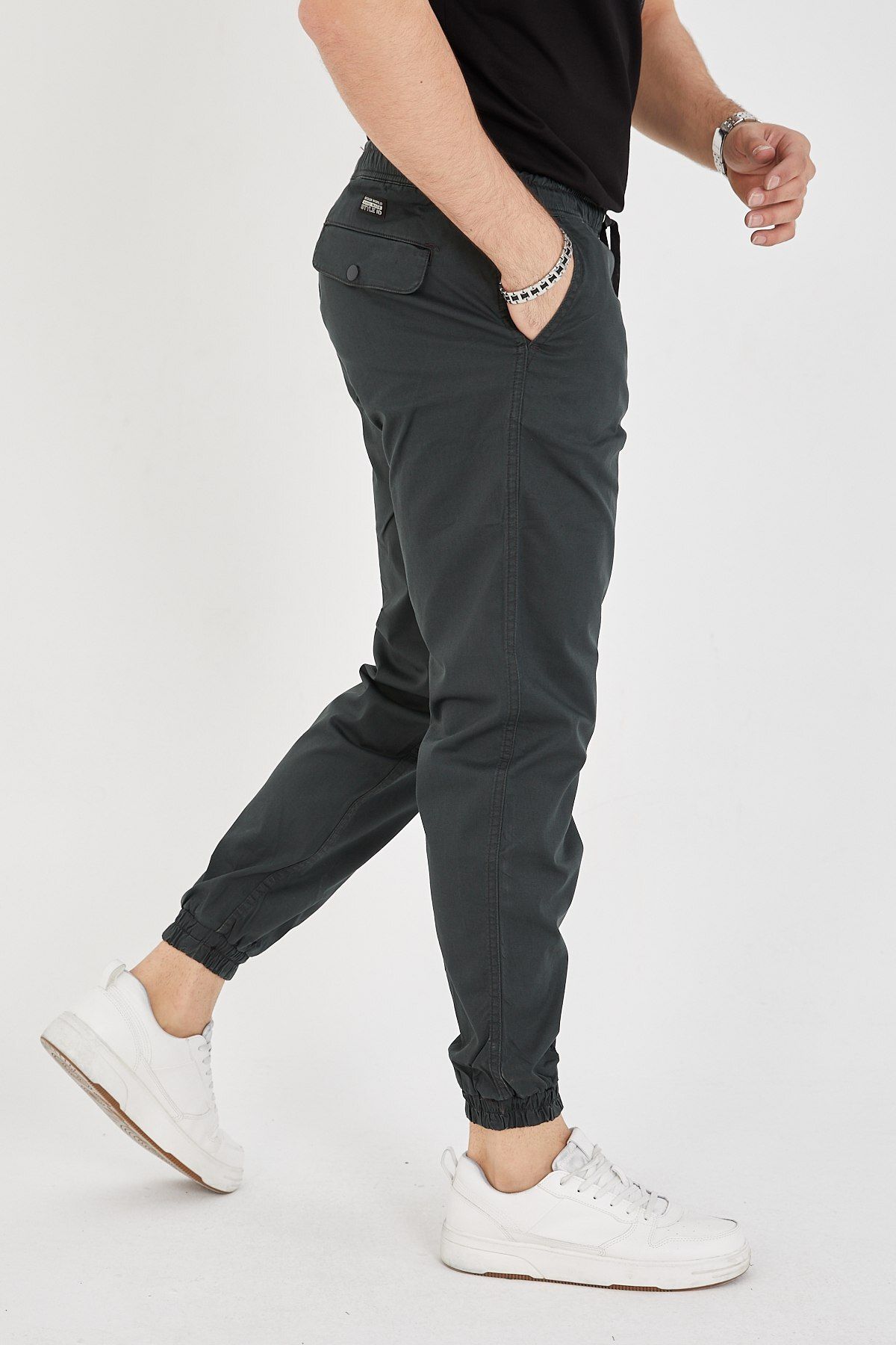 Key Denim ERKEK PAÇA LASTİKLİ PANTOLON