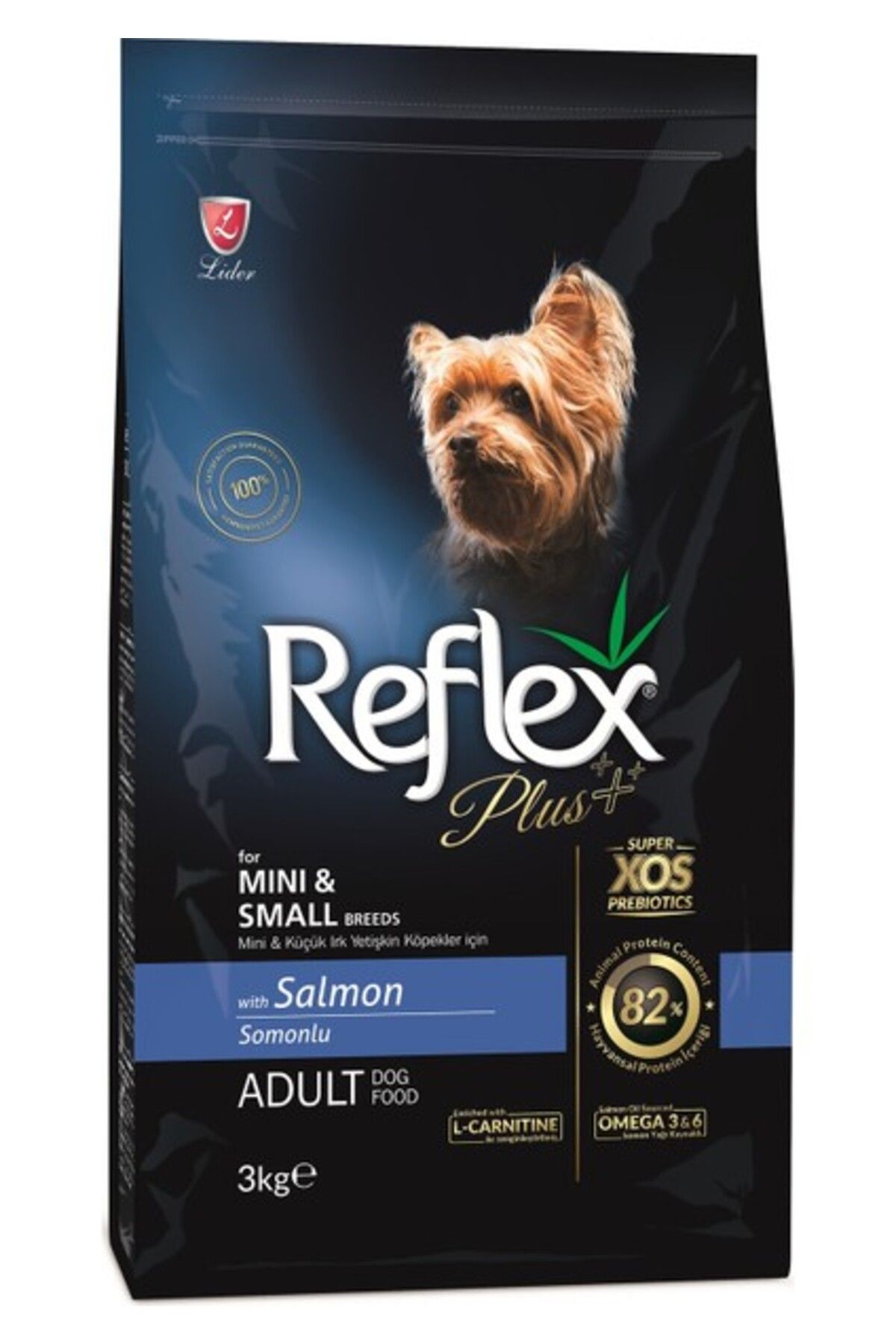 Reflex Plus Küçükmini Irk Somonlu Yetişkin Köpek Maması 3 Kg