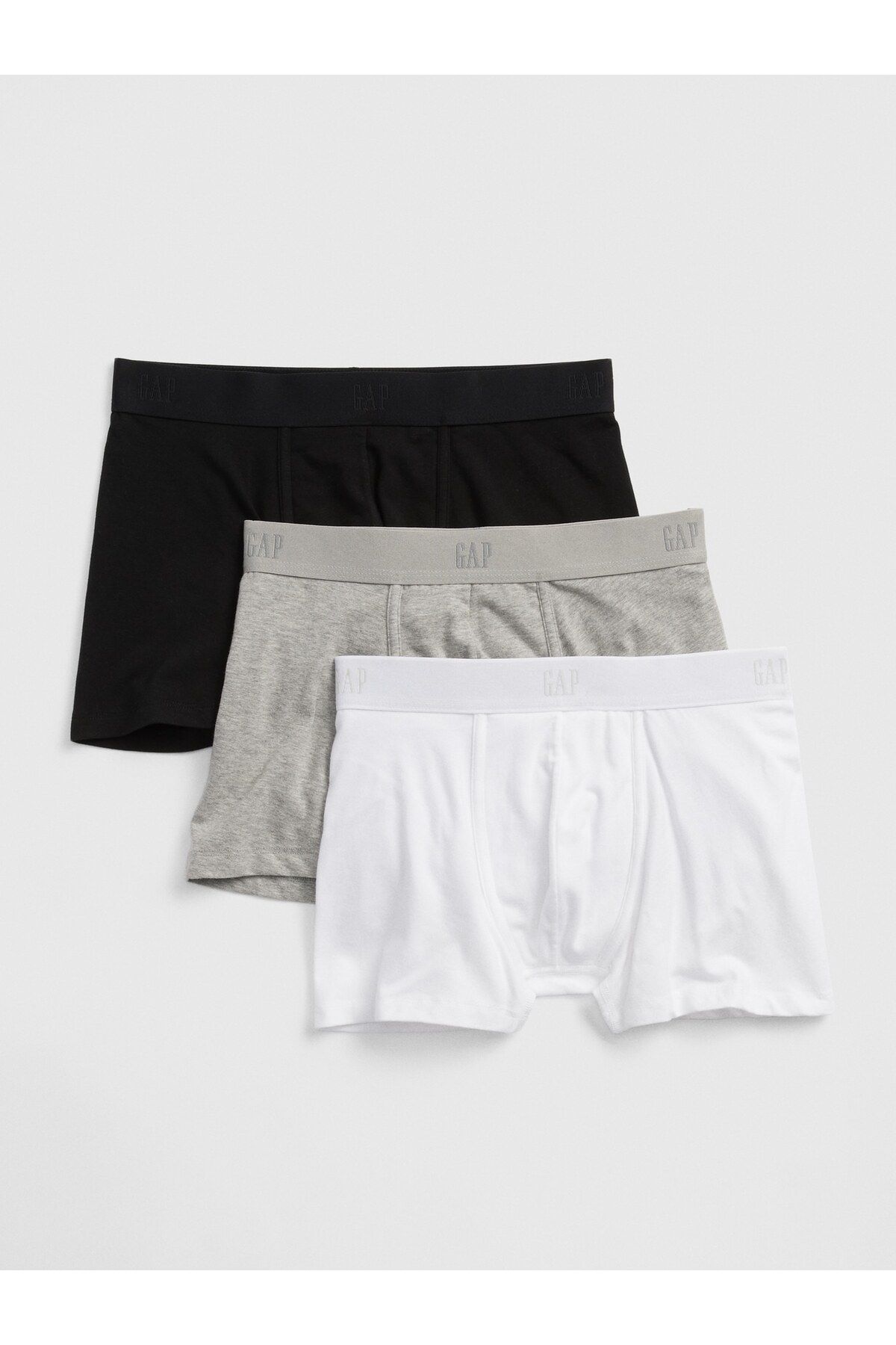 GAP Erkek Çok Renkli 3'lü Boxer Brief Trunk Seti