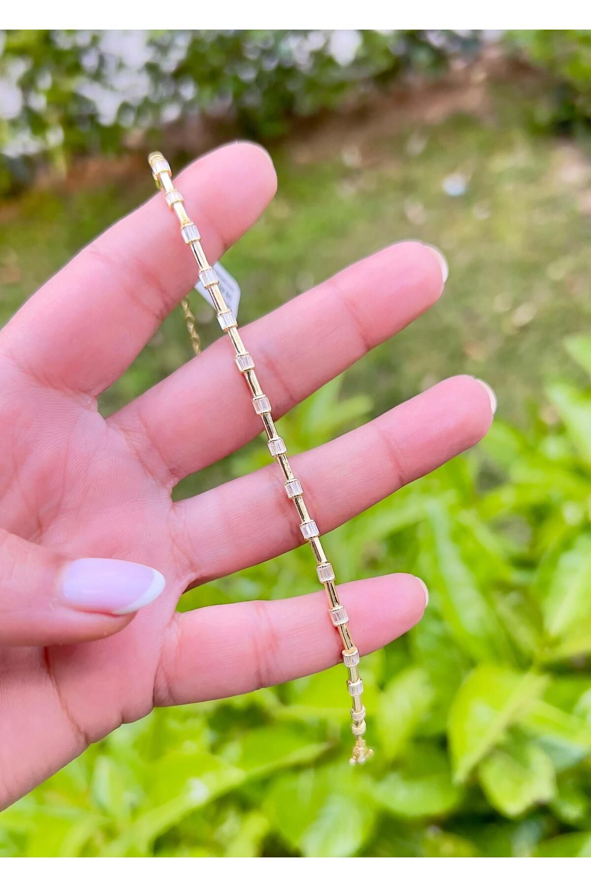 Defne Silver Bety Şerit Bileklik