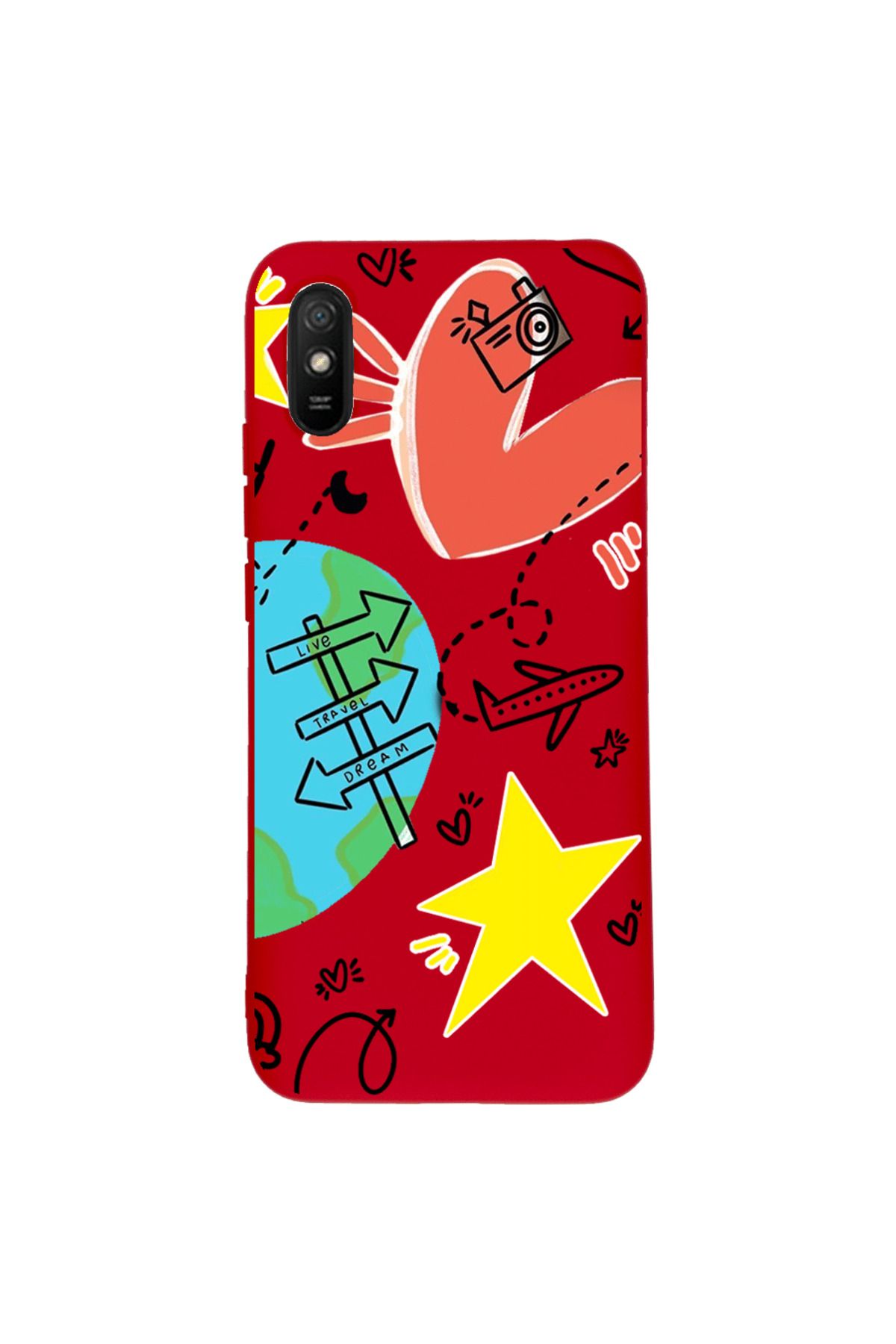 Royaleks Xiaomi Redmi 9A Lansman Kılıf - World