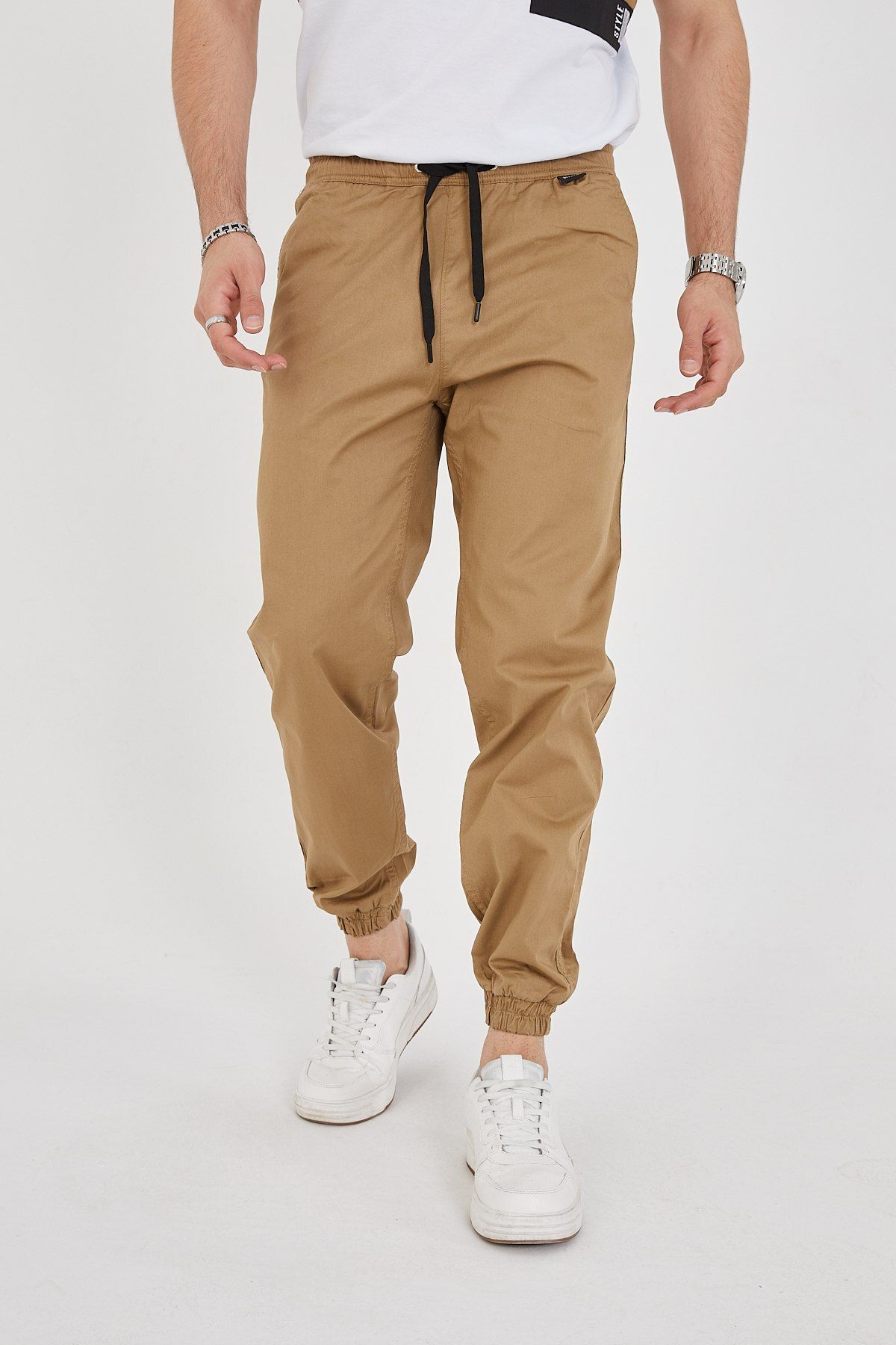 Key Denim ERKEK PAÇA LASTİKLİ PANTOLON
