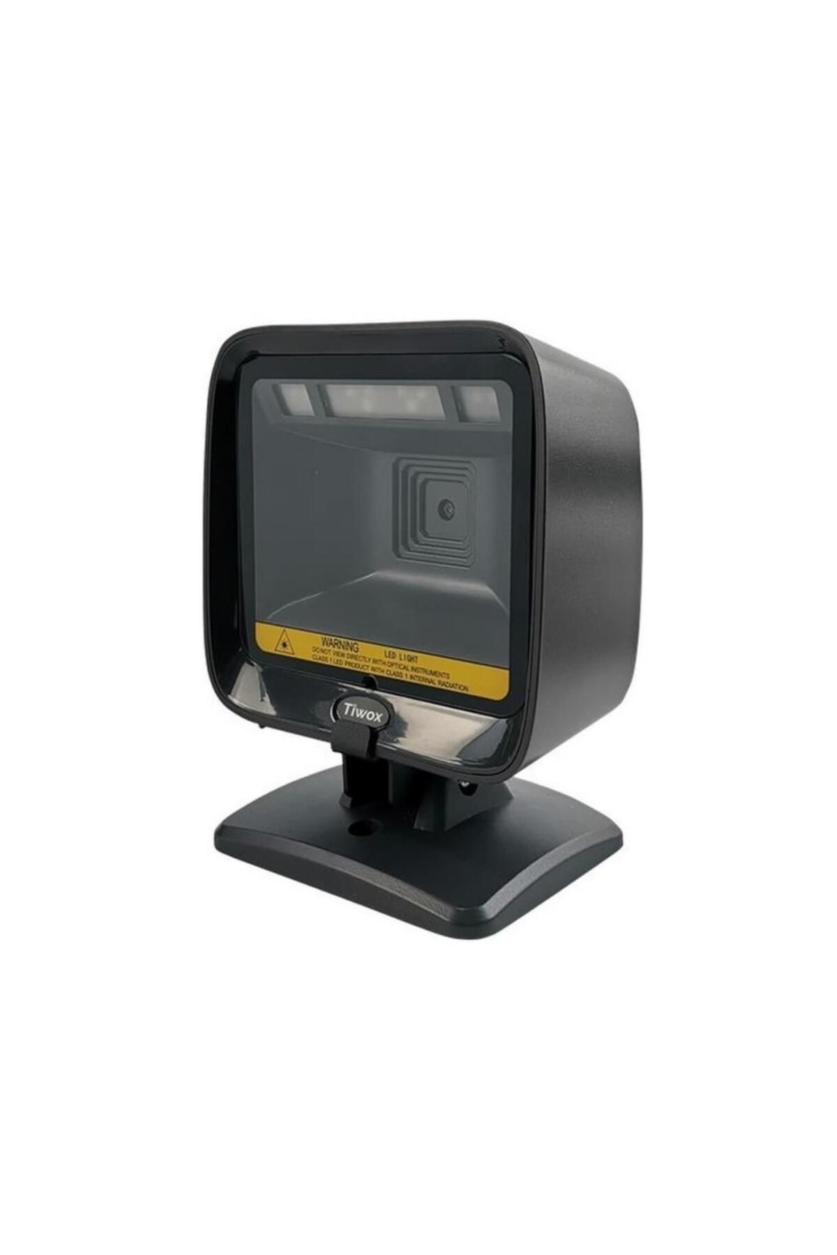 Tiwox VS-6000 2D Masaüstü Tipi Laser Karekod USB Kablolu Barkod Okuyucu