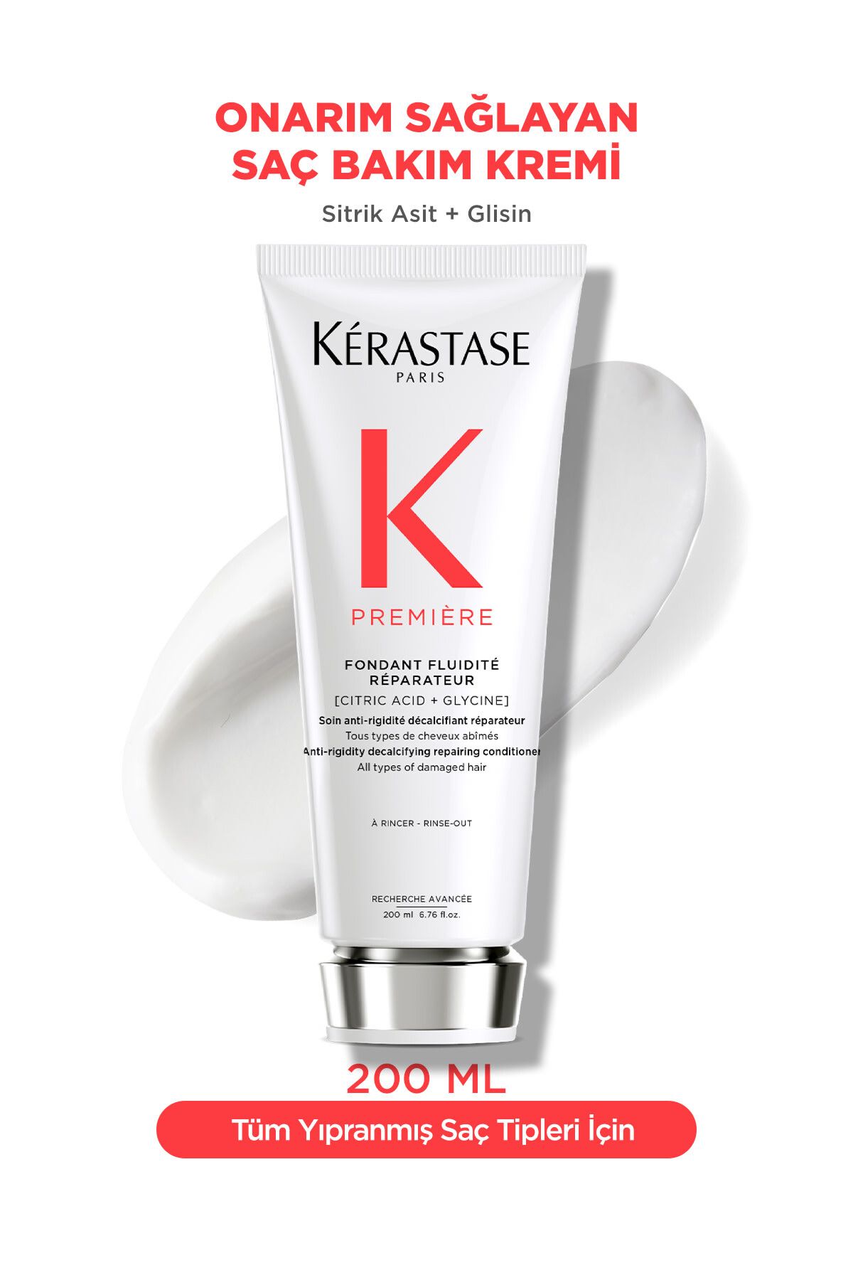 Kerastase Premiere Fondant Tüm Yıpranmış Saçlar İçin Onarıcı -Besleyici Saç Kremi 200 ml/HairBoss/