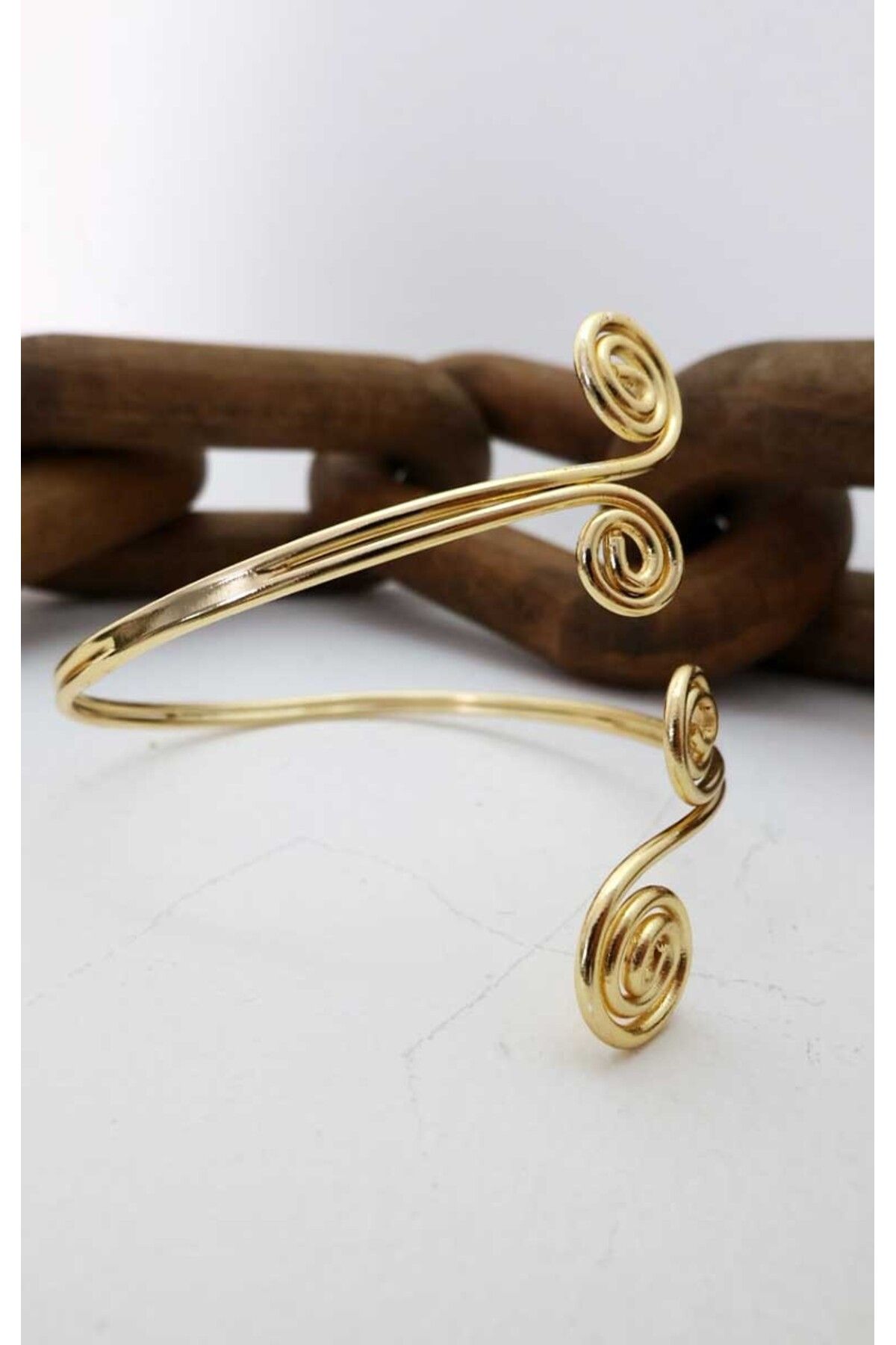 BYP Atelier Altın Sarmal Bileklik Gold