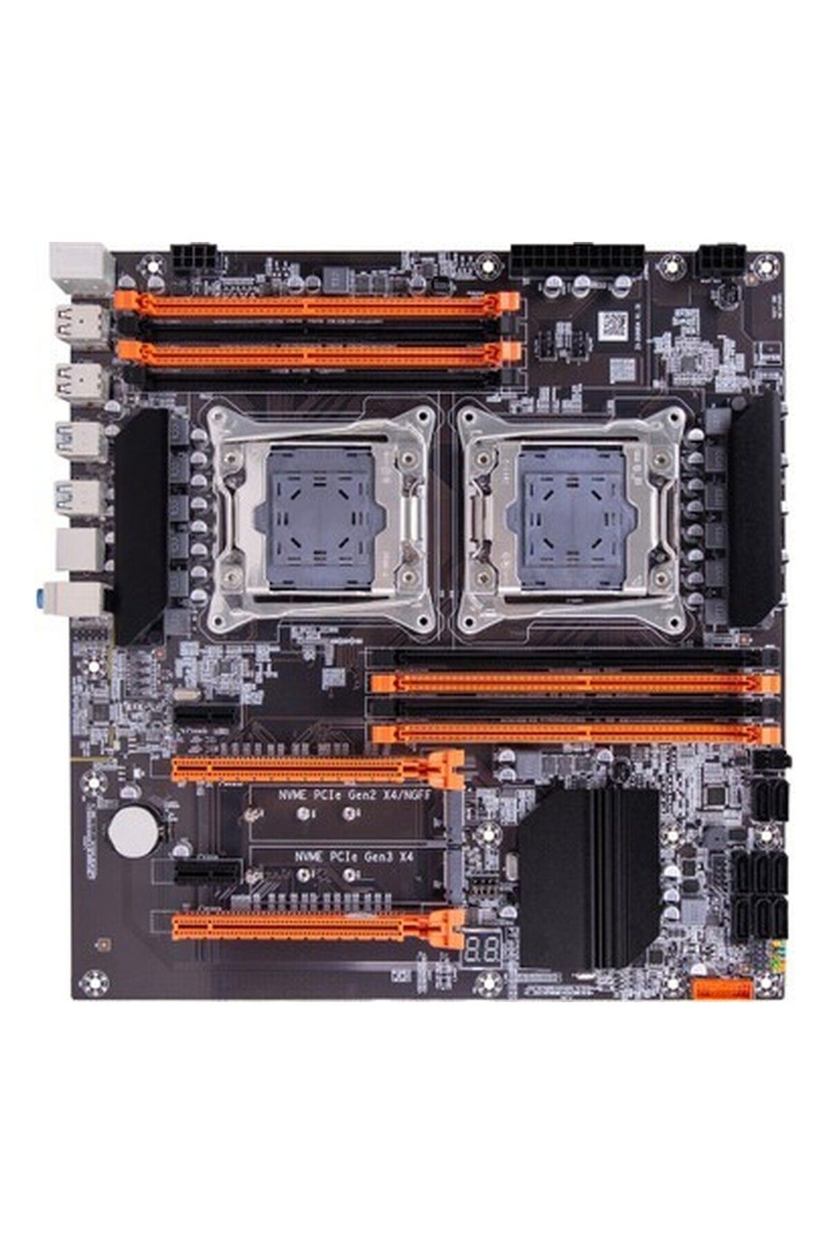 TURBOX ZX_DU99D4 X99 Sata.m2 Ddr4 2800MHZ USB 3.0 G.lan 2011-V3 Çift Işlemcili Anakart