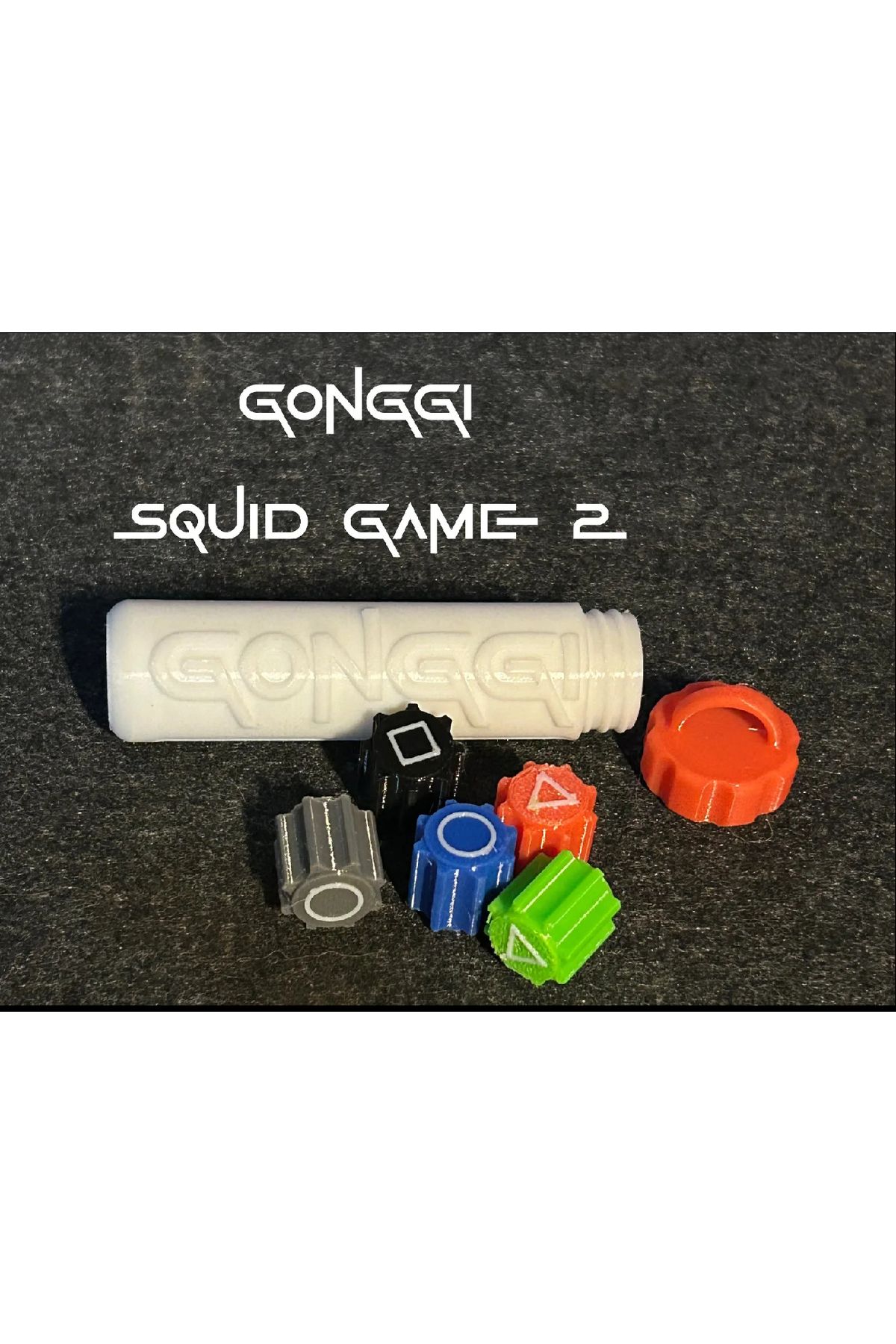 üç boyutlu haller Squid Game kutulu Gonggi oyunu,
