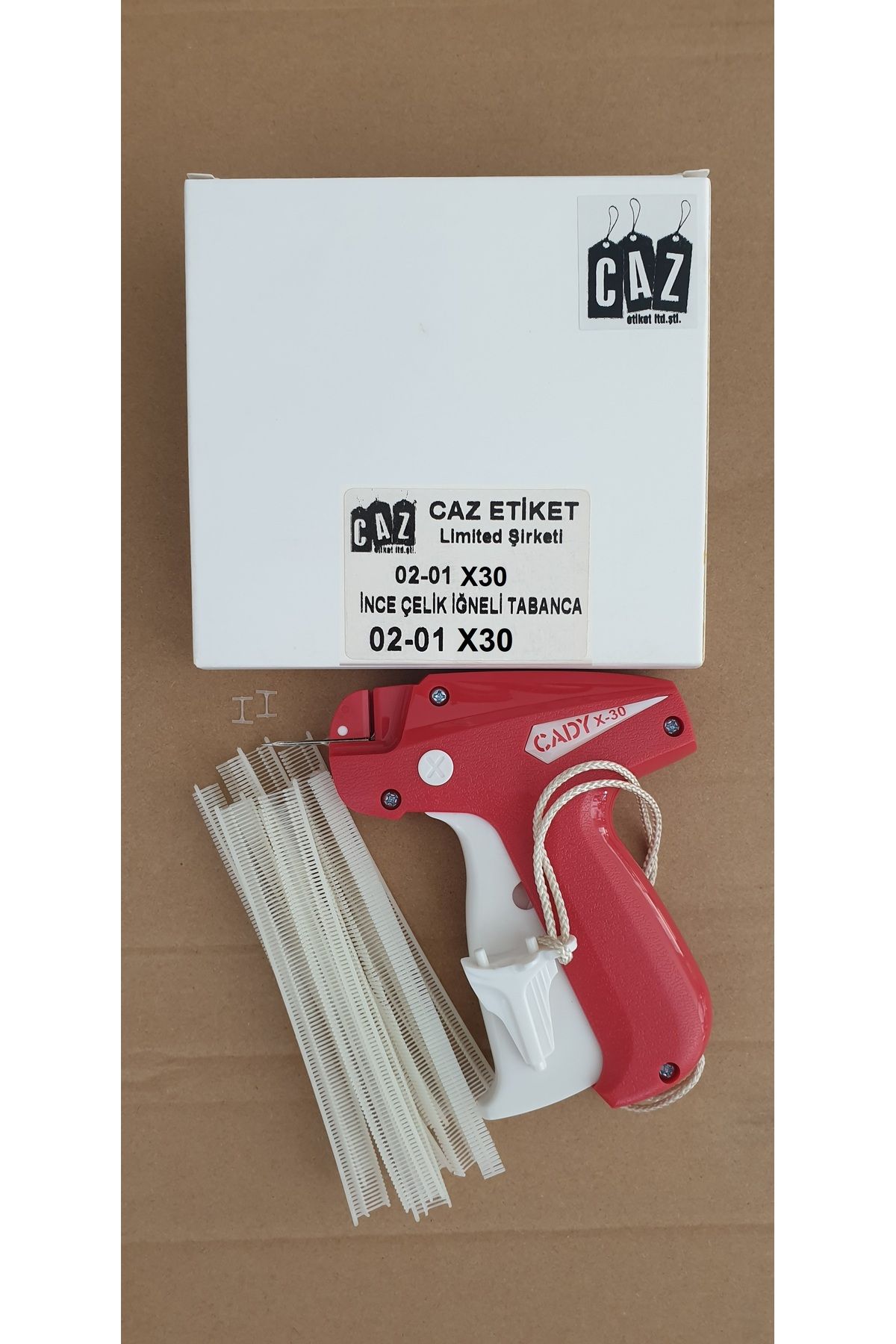 CADY Türban Gelinlik Tabancası(X30) ve 1000 adet(10 Soket) 5mm Naylon Kılçık