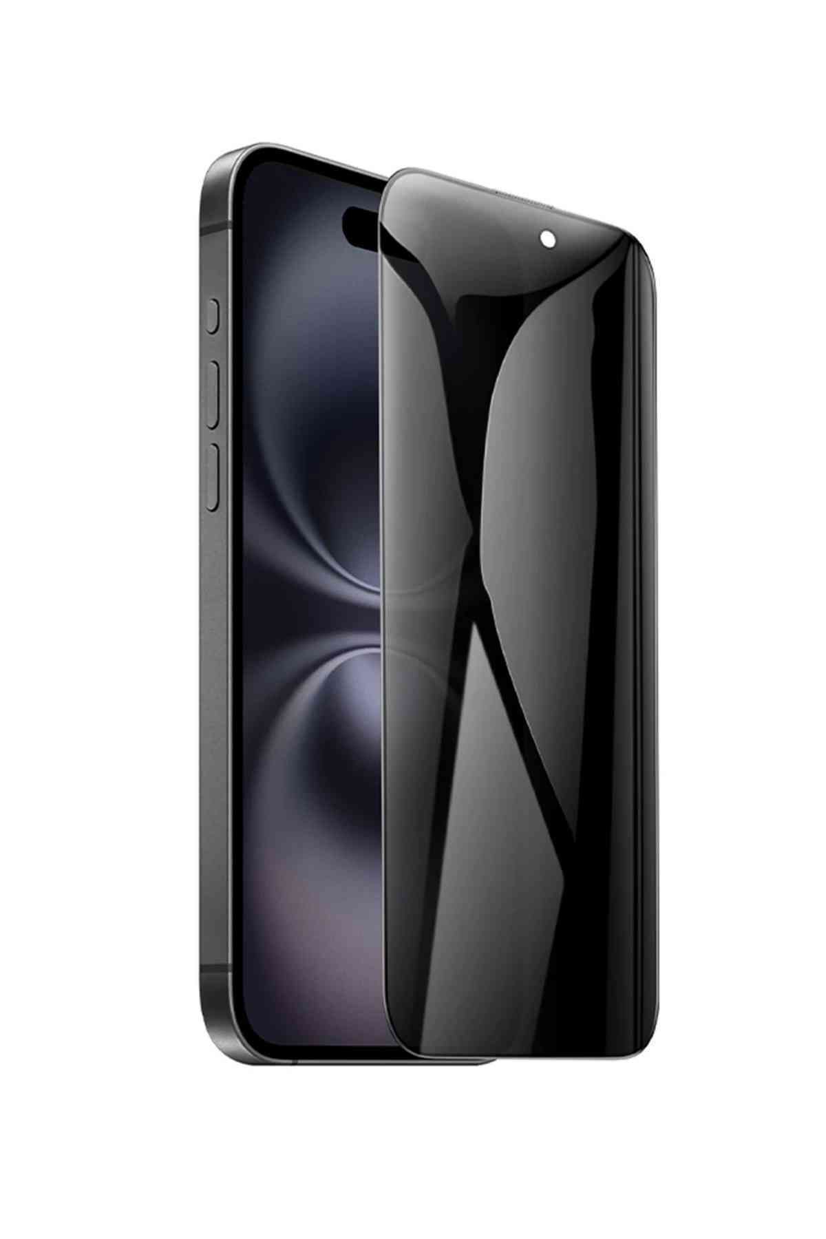 Hoco iPhone 16 Pro Uyumlu Hoco Bear Shield Hayalet Cam Ekran Koruyucu