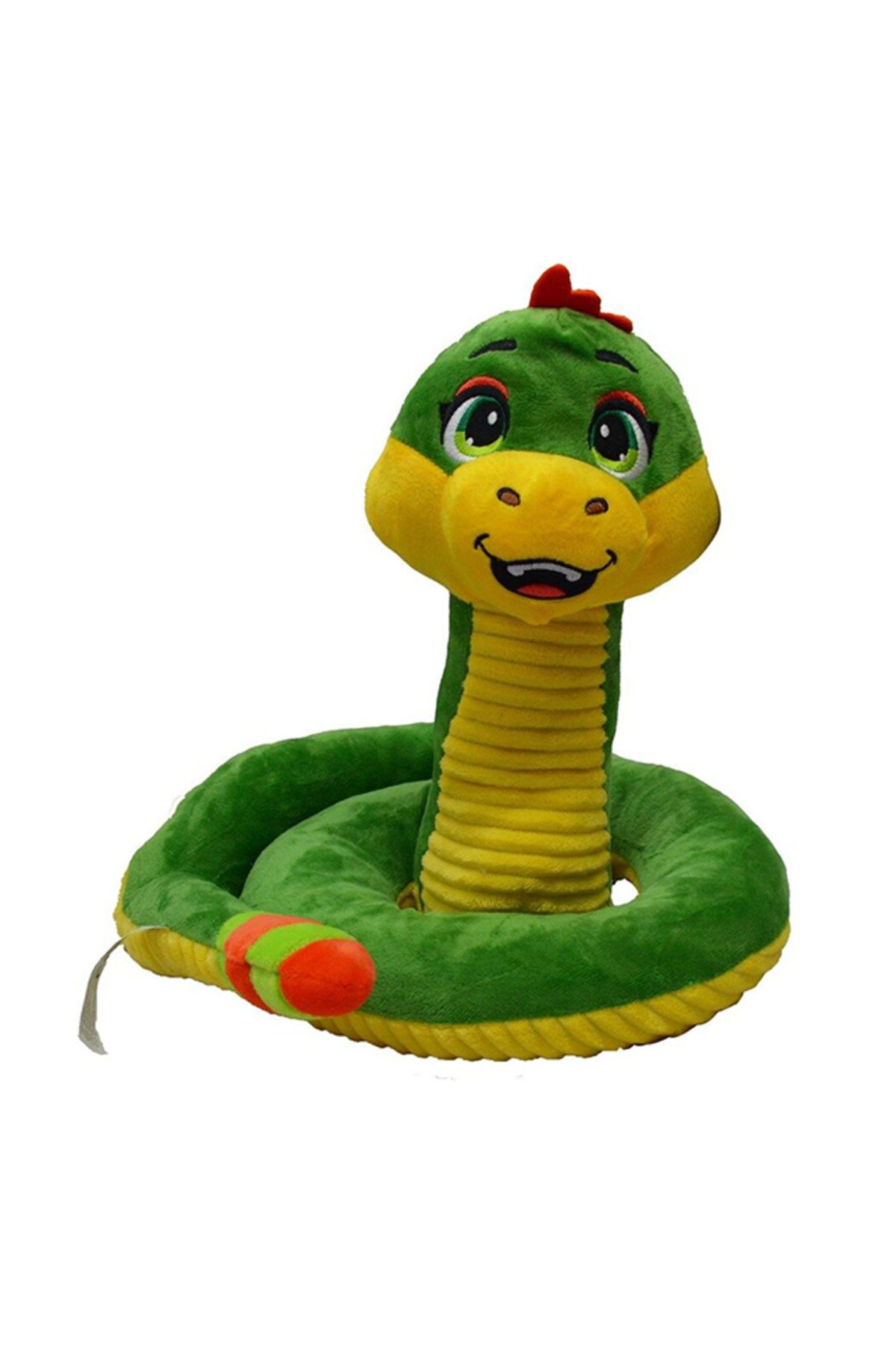 Peluş Sepeti Halley Oyuncak Çıngıraklı Yılan Peluş 25 Cm