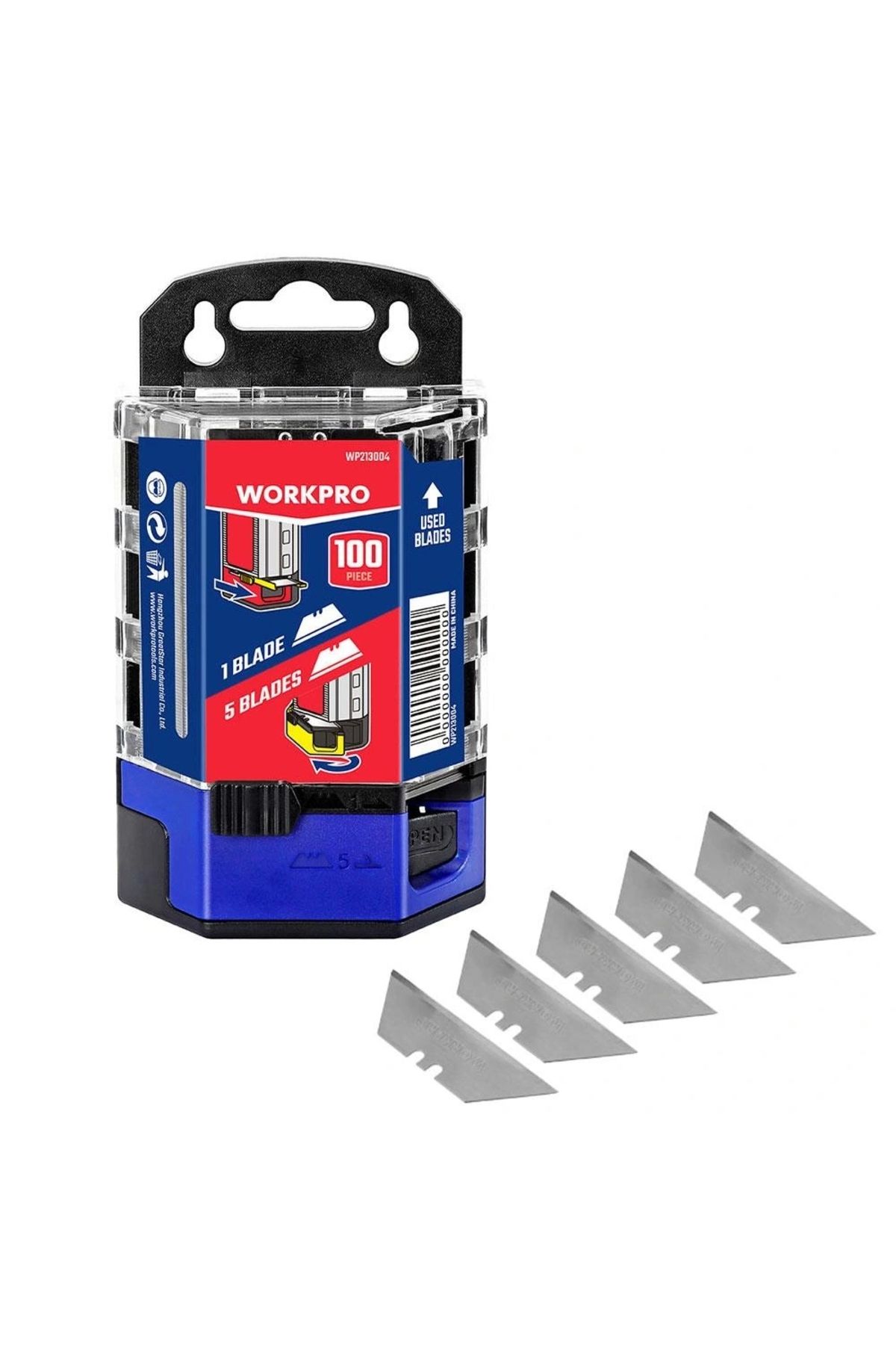 ShopNova WORKPRO WP213004 100’Lü Rötuş Maket Bıçağı Yedeği
