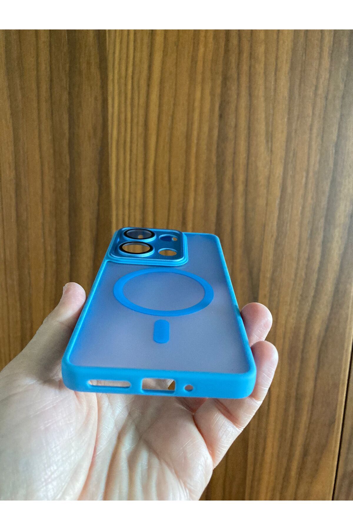 Newon XİAOMİ REDMİ NOTE 13 PRO 4G BUZLU MAGSAFE SİLİKON TELEFON KILIFI KAPAK