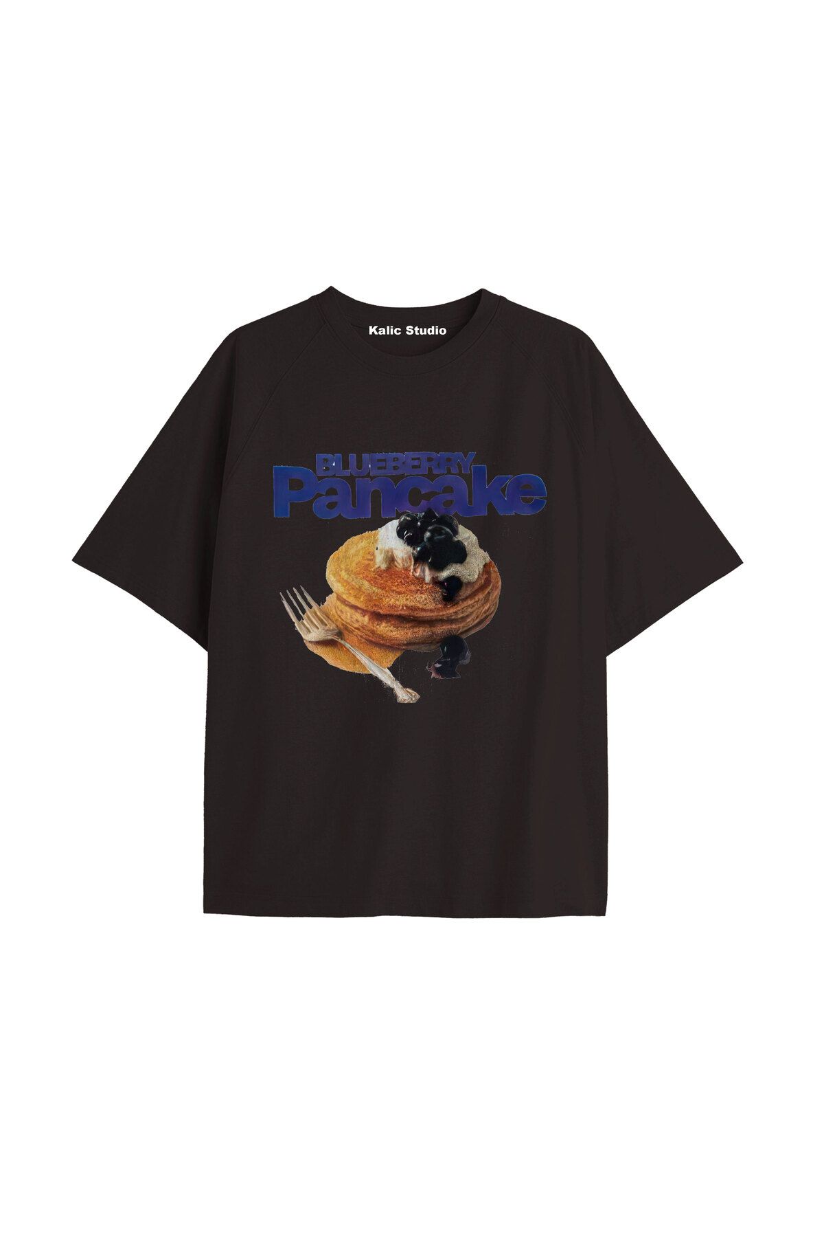 Kalic Studio Y2k vintage Pickles Baskılı Sİyah T-shirt KOD 243