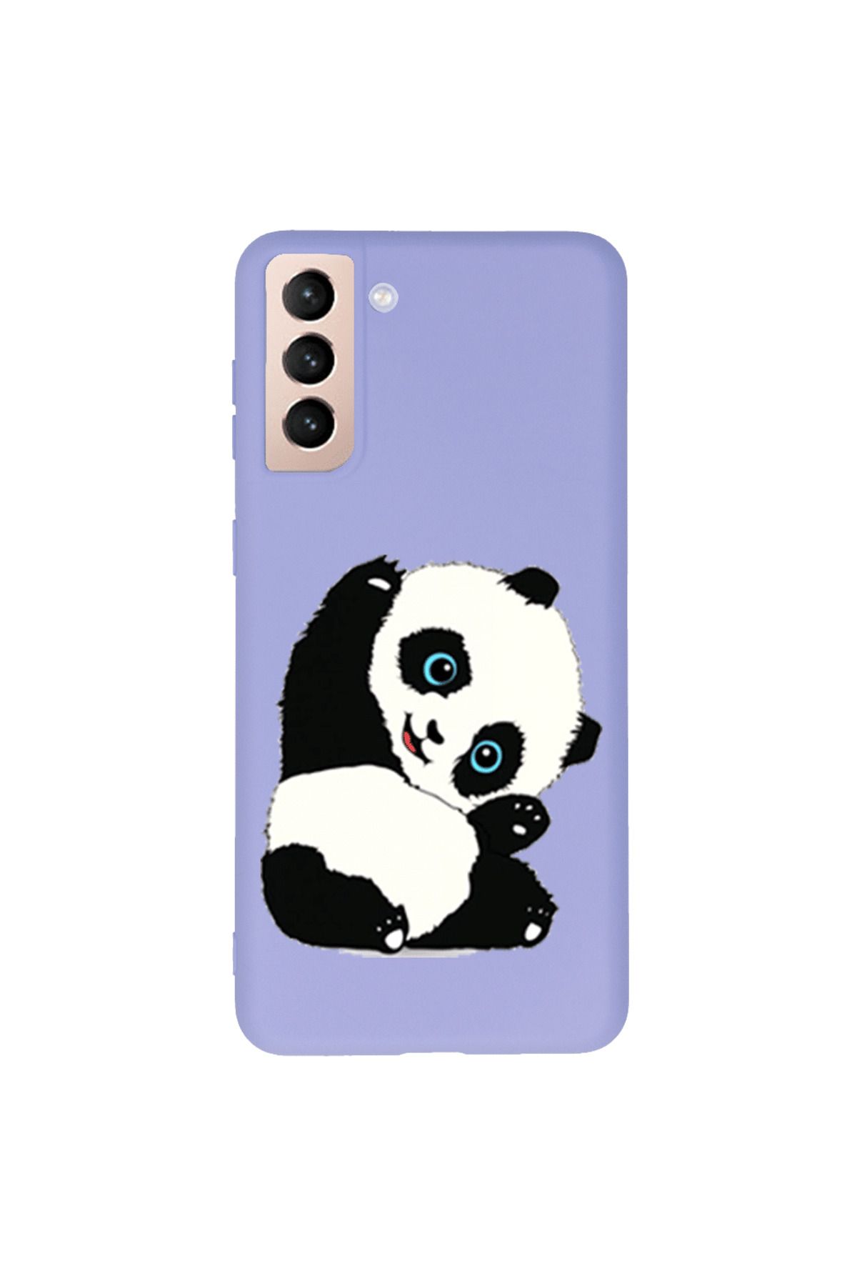 Royaleks Samsung S21 Plus Lansman Kılıf - Pandas